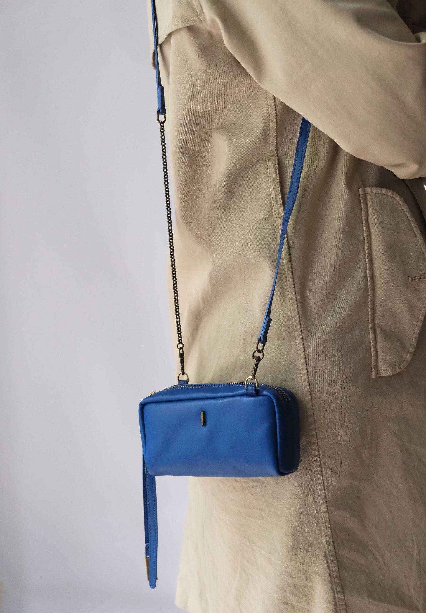 Bombo pochette in cina soft leather