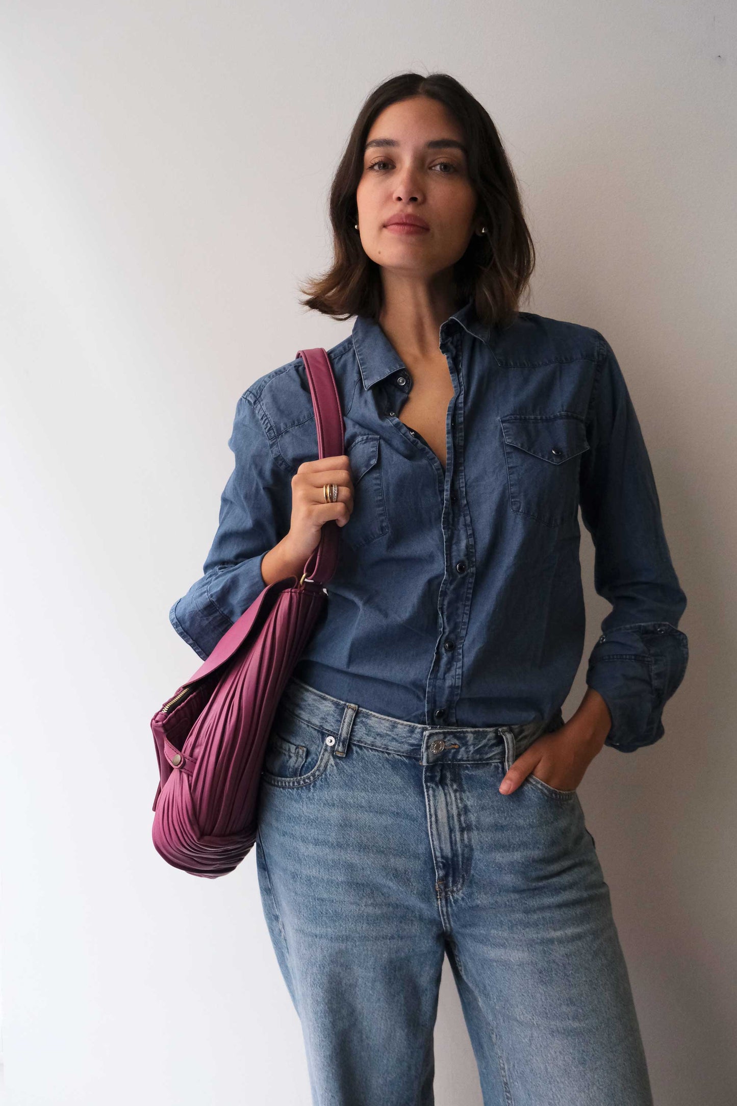 PREORDINE sconto 15% - Gabri borsa tote in nappa plissettata color barolo - usa il codice PREORDER15 - LA CONSEGNA E' STIMATA PER LA FINE DI SETTEMBRE- Made in Italy -