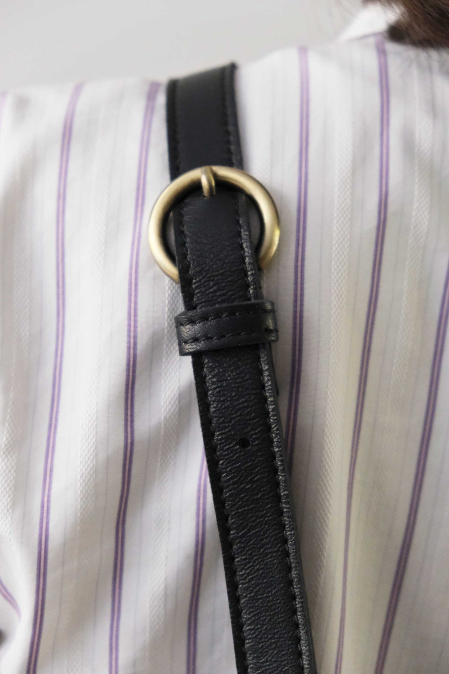 Mikin in pleated bubble black soft leather - Made in Italy -