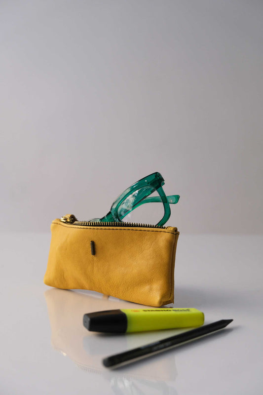 Mix nappa curcuma– The Sustainable Pochette - Made in Italy