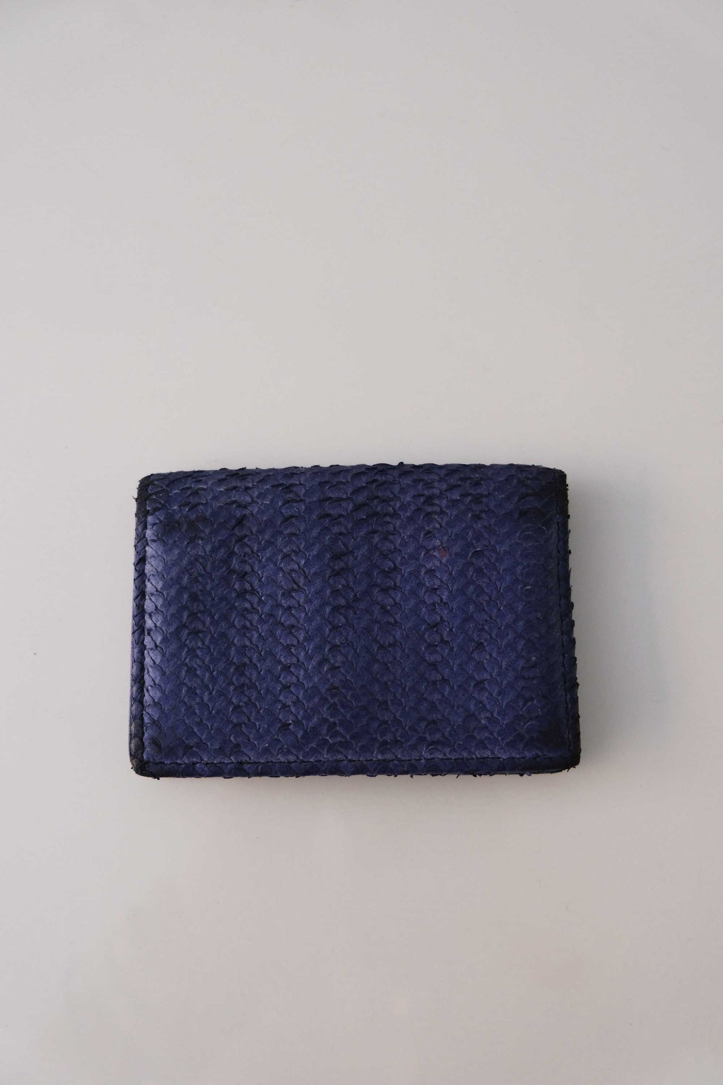 Card holder in Turner leather - Blueberry -