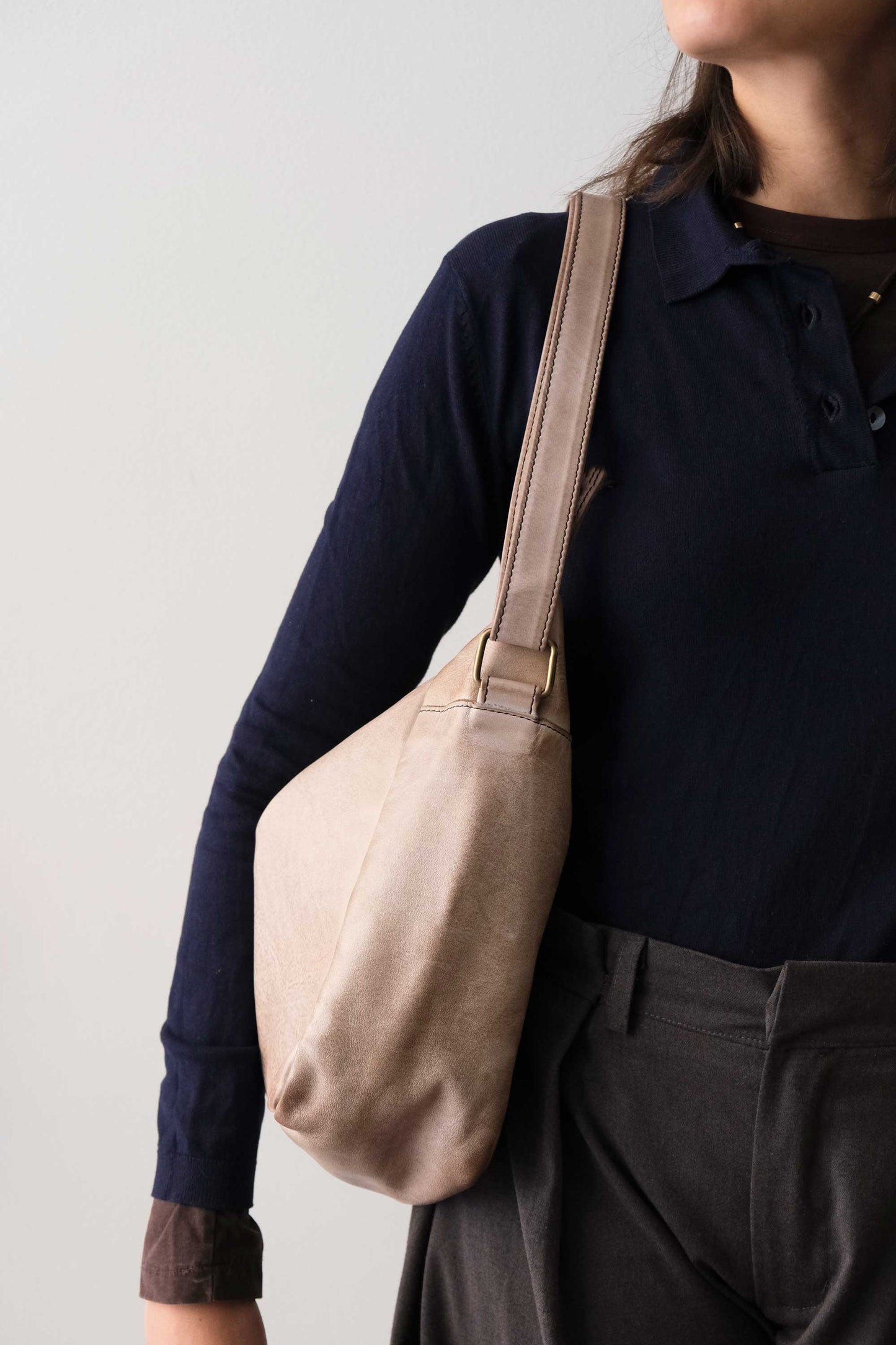 Chicca hobo bag in pelle corda turner - Made in Italy -