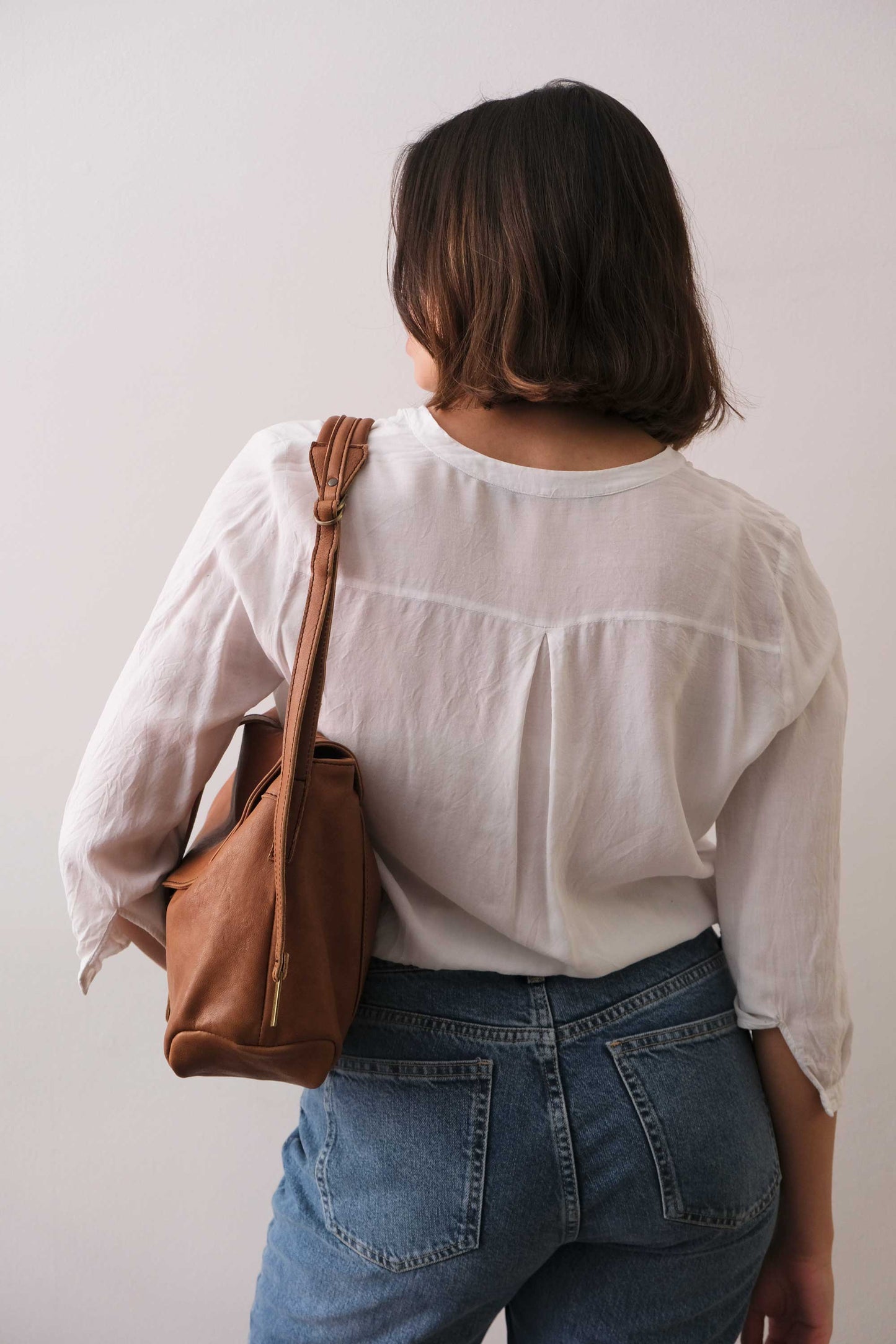 PRE ORDER discount 15%-Do saddle bag in cognac soft nappa - use code PREORDER15 - ESTIMATED DELIVERY SEPTEMBER 15- Made in Italy -