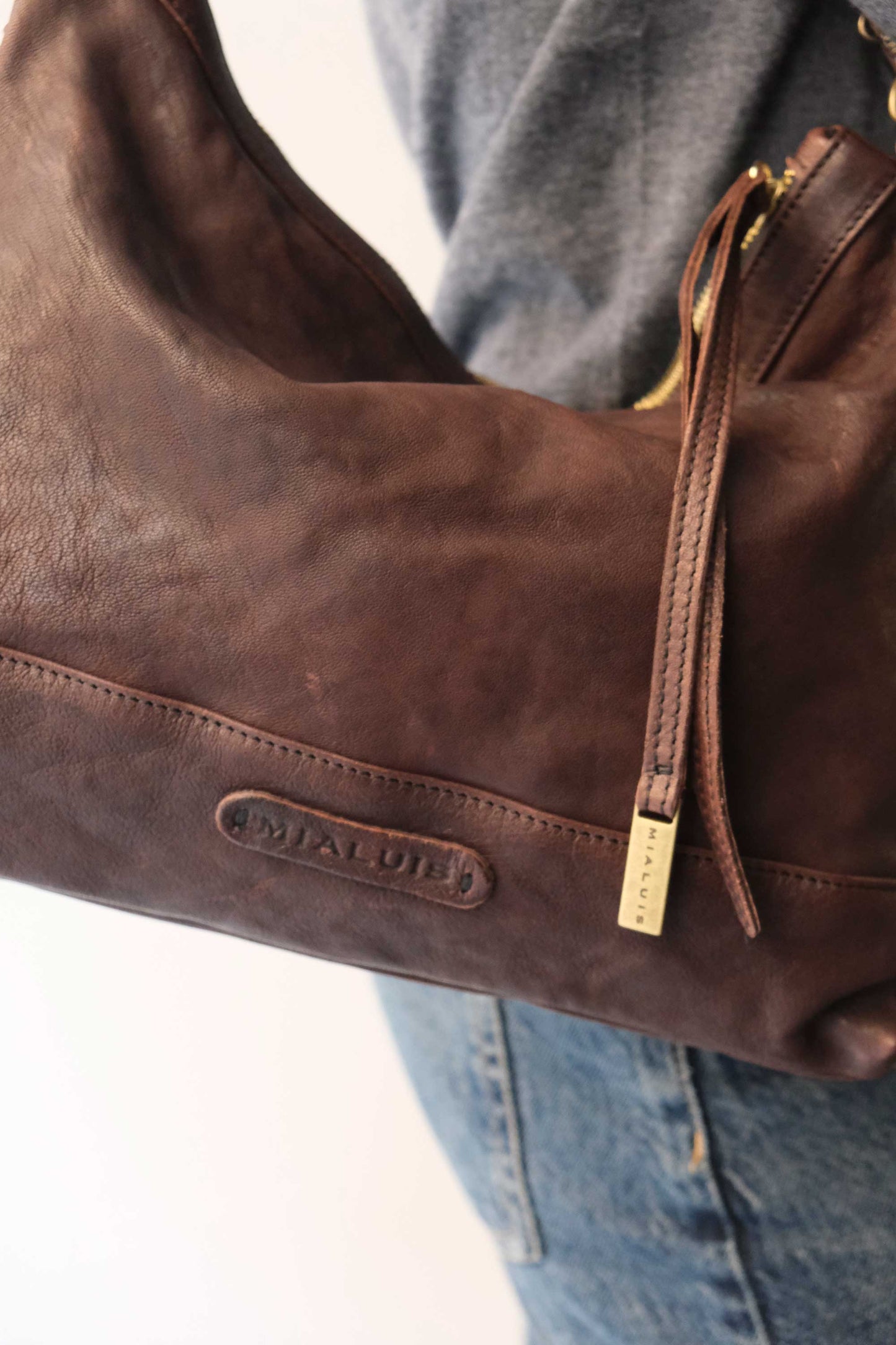 PRE ORDER discount 15%-Zoe in brown perforated nappa leather - use code PREORDER15 - ESTIMATED DELIVERY SEPTEMBER 15- Made in Italy -