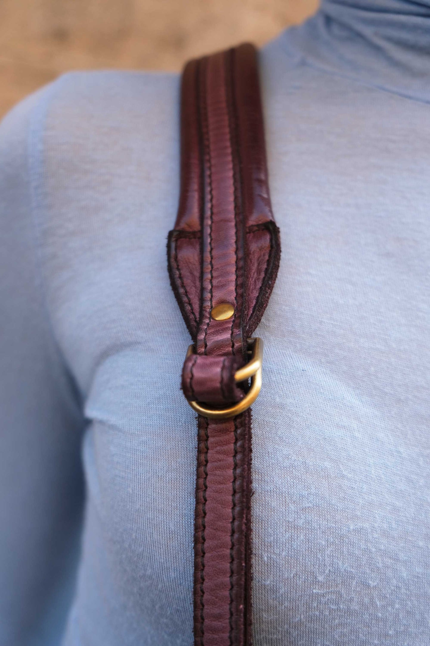 Do saddle bag in plum turner calf soft leather - Made in Italy -