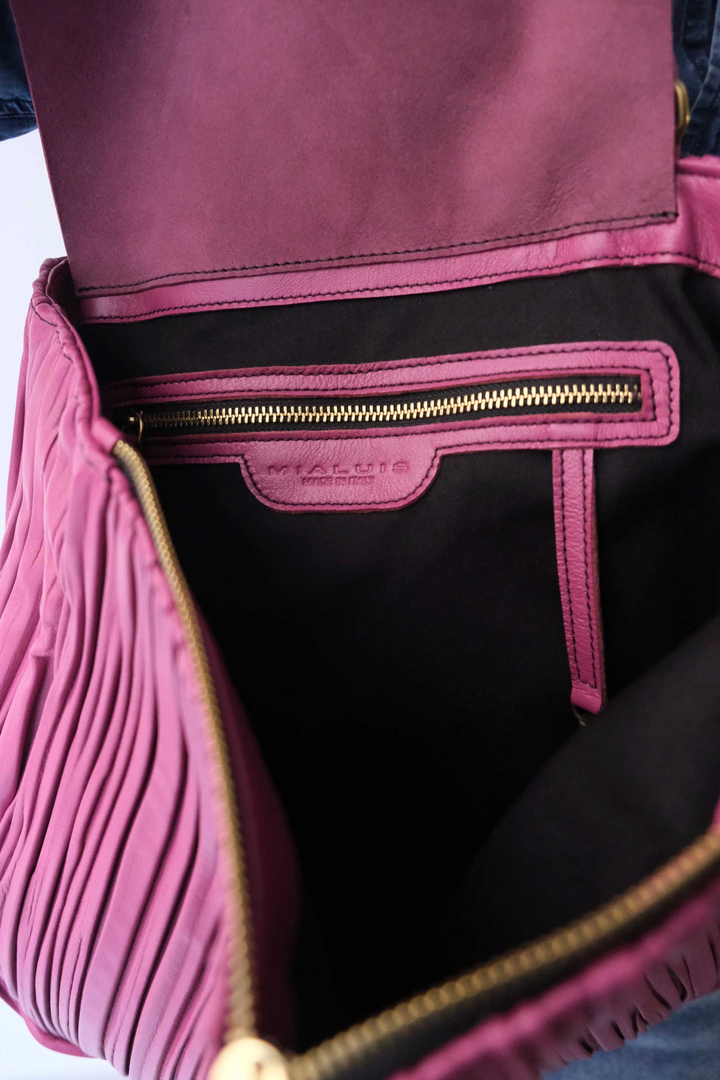 PREORDINE sconto 15% - Gabri borsa tote in nappa plissettata color barolo - usa il codice PREORDER15 - LA CONSEGNA E' STIMATA PER LA FINE DI SETTEMBRE- Made in Italy -