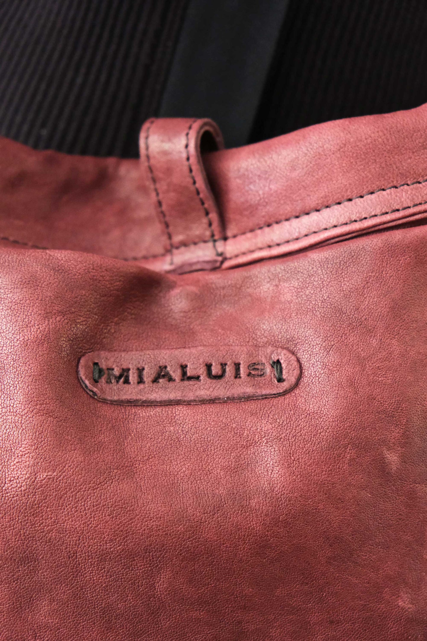 PRE ORDER discount 15%-Do saddle bag in plum soft nappa lomé - use code PREORDER15 - ESTIMATED DELIVERY SEPTEMBER 15- Made in Italy -