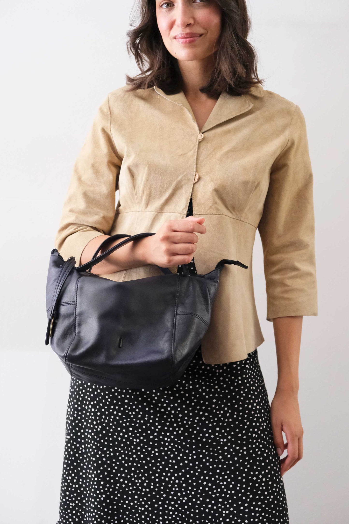 PRE ORDER discount 15%-Marty bag in cobalt turner calf soft leather - use code PREORDER15 - ESTIMATED DELIVERY SEPTEMBER 15- Made in Italy -