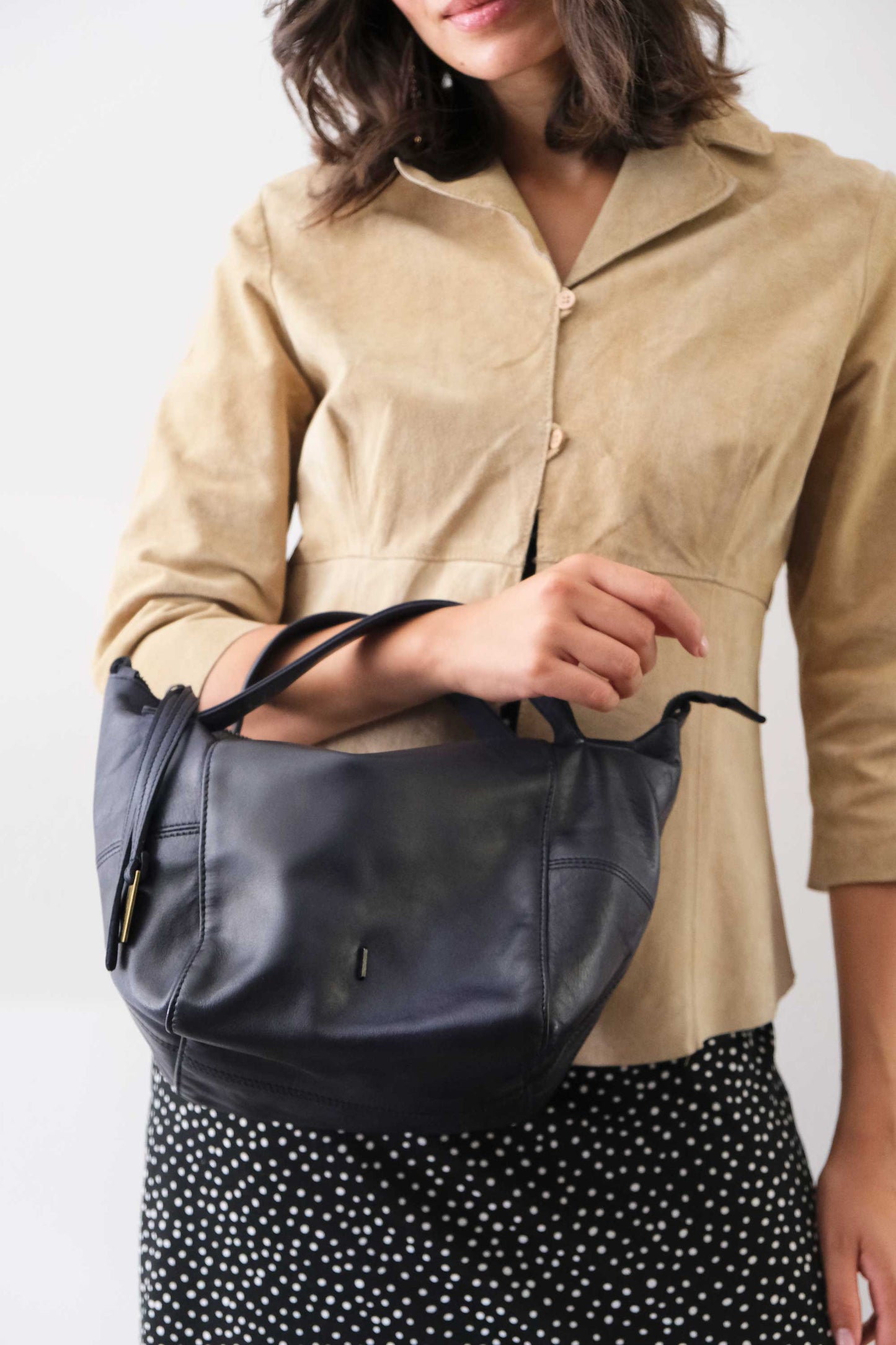 PRE ORDER discount 15%-Marty bag in cobalt turner calf soft leather - use code PREORDER15 - ESTIMATED DELIVERY SEPTEMBER 15- Made in Italy -