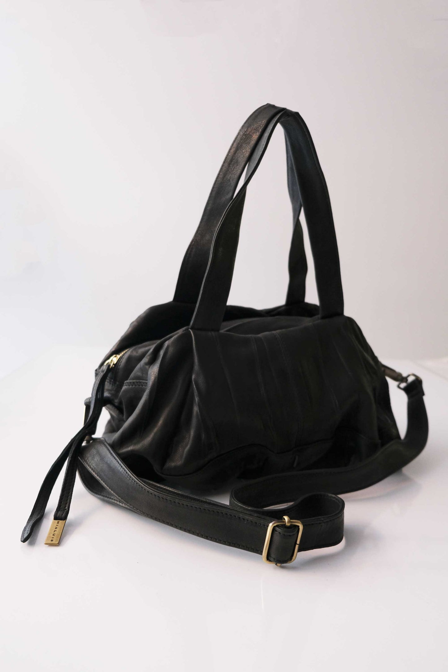 PRE ORDER discount 15%-Betty tote in black soft nappa lome  - use code PREORDER15 - DELIVERY IS ESTIMATED WITHIN APPROXIMATELY 30 DAYS FROM THE ORDER DATE- Made in Italy -