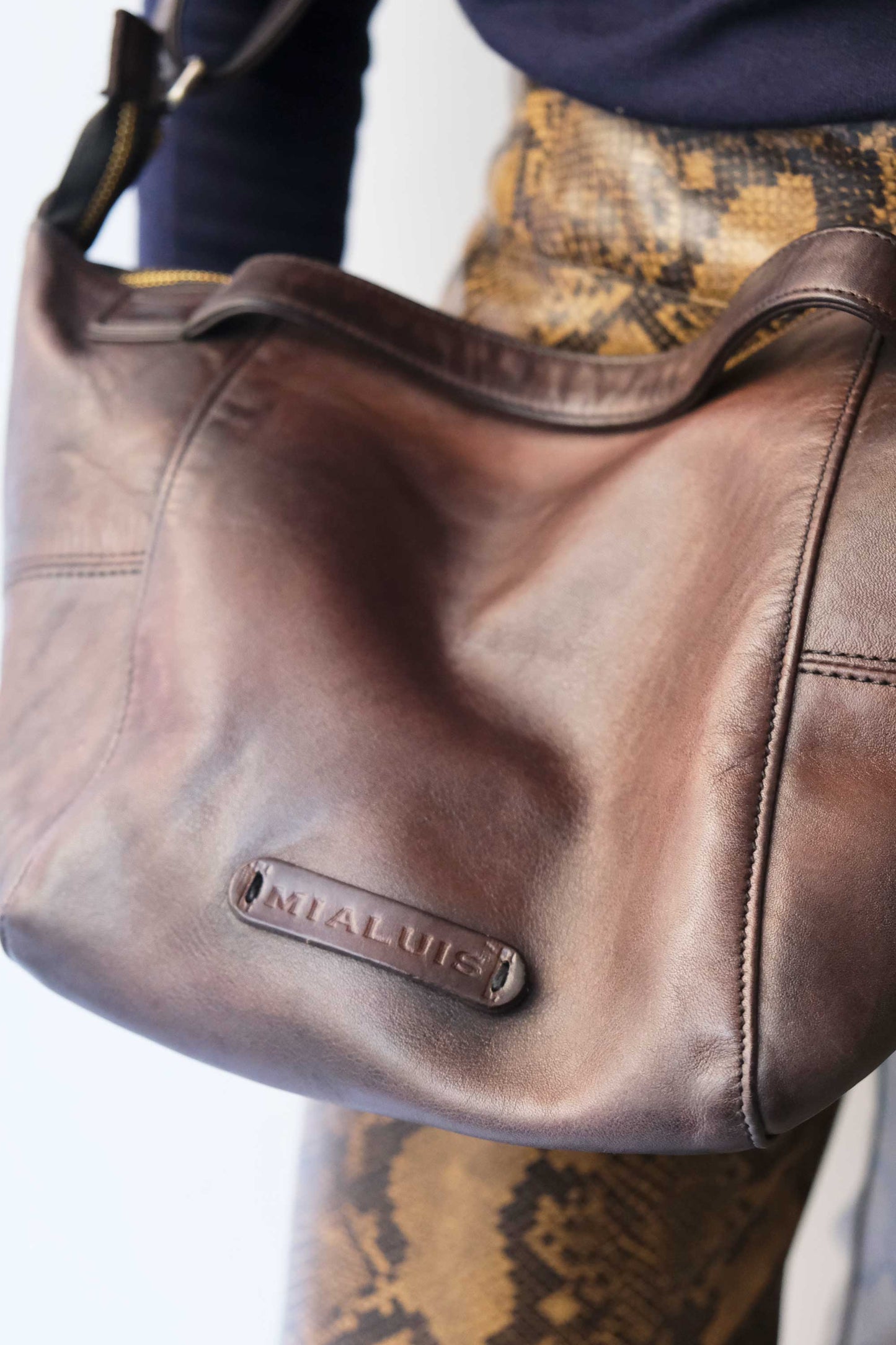 PREORDINE sconto 15% -Marty in morbida pelle di vitello effetto Turner color caffè - usa il codice PREORDER15 - LA CONSEGNA E' STIMATA PER IL 15 SETTEMBRE- Made in Italy -