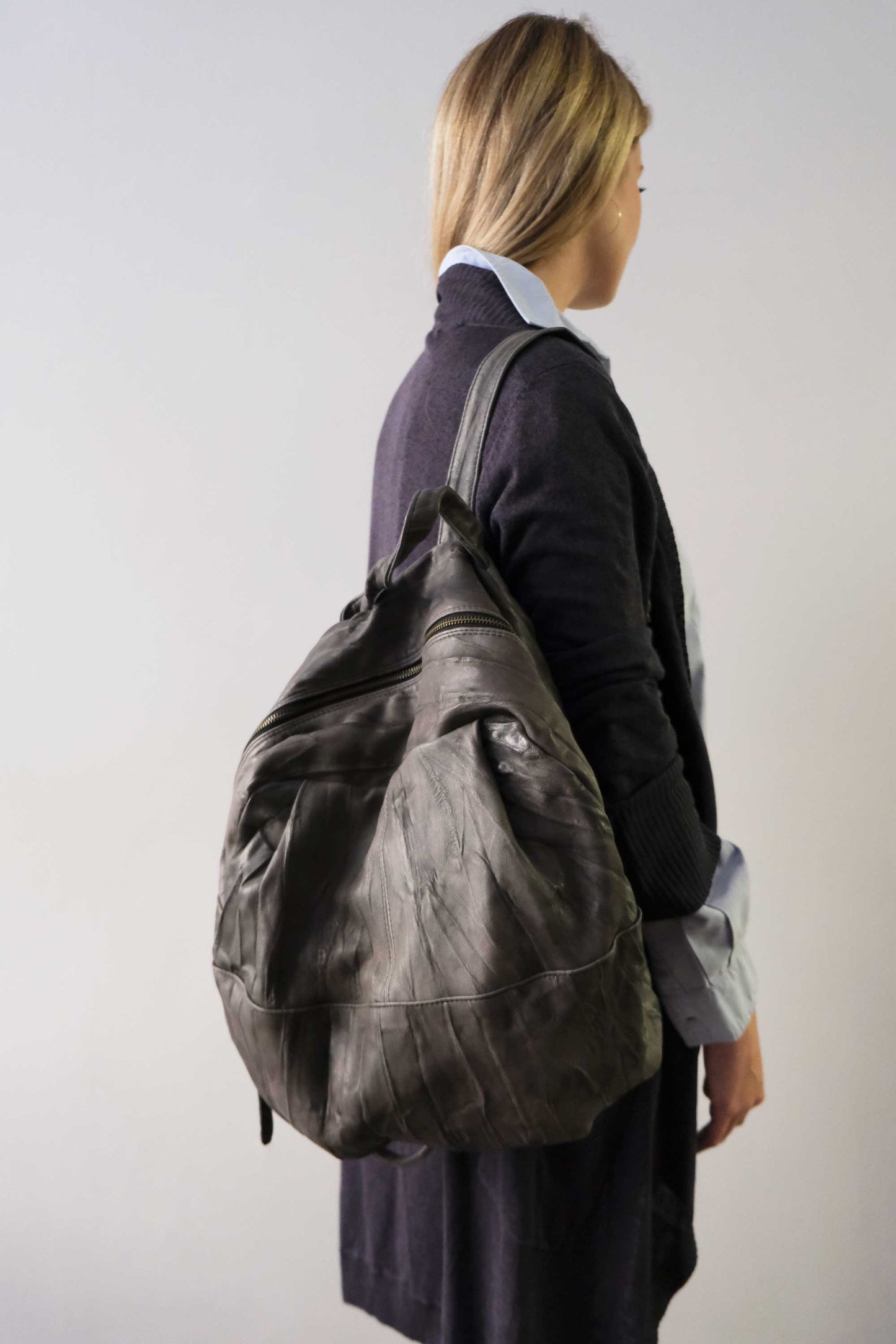 Nerina backpack in lome leather