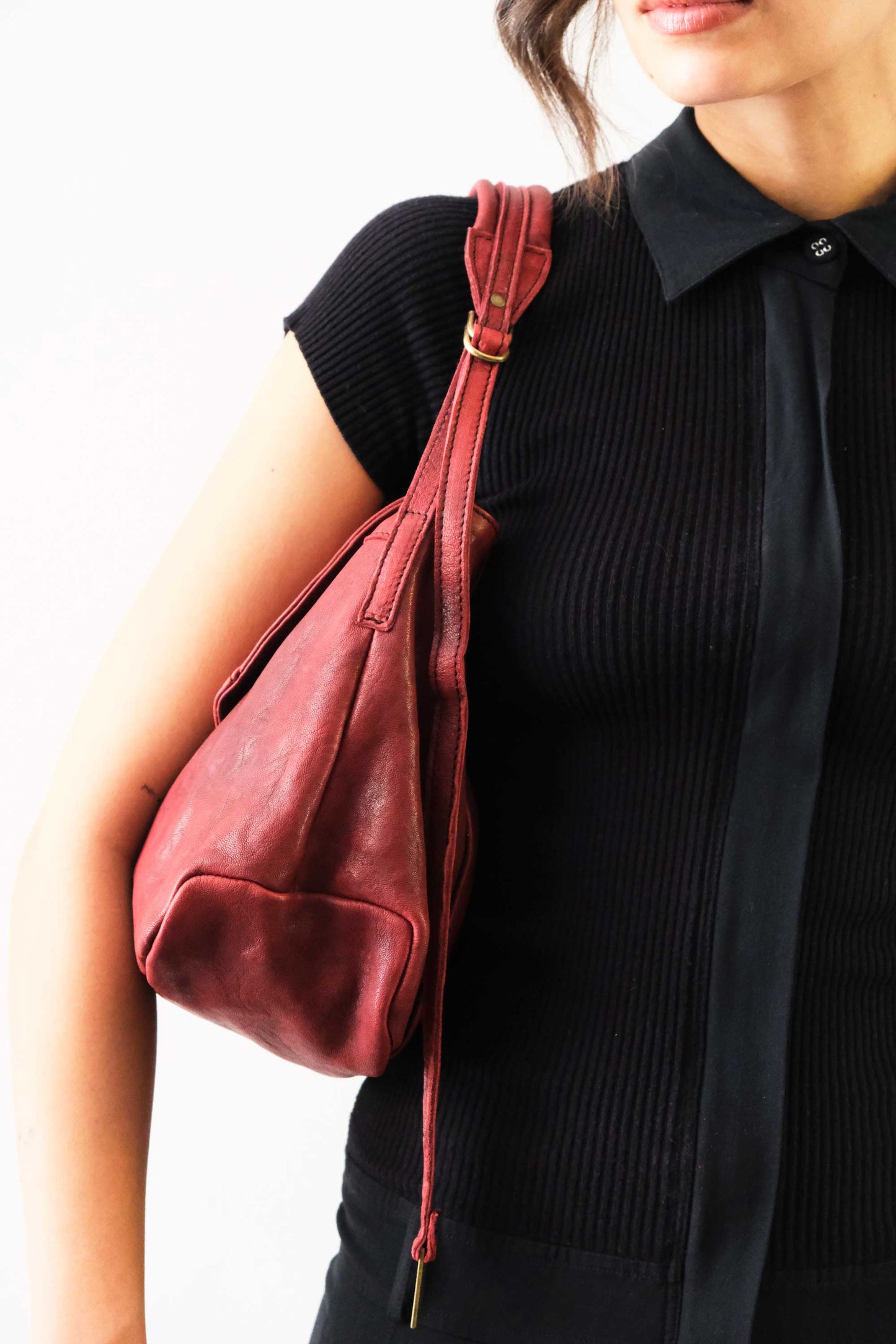 PRE ORDER discount 15%-Do saddle bag in habanero soft nappa washed - use code PREORDER15 - ESTIMATED DELIVERY SEPTEMBER 15- Made in Italy -