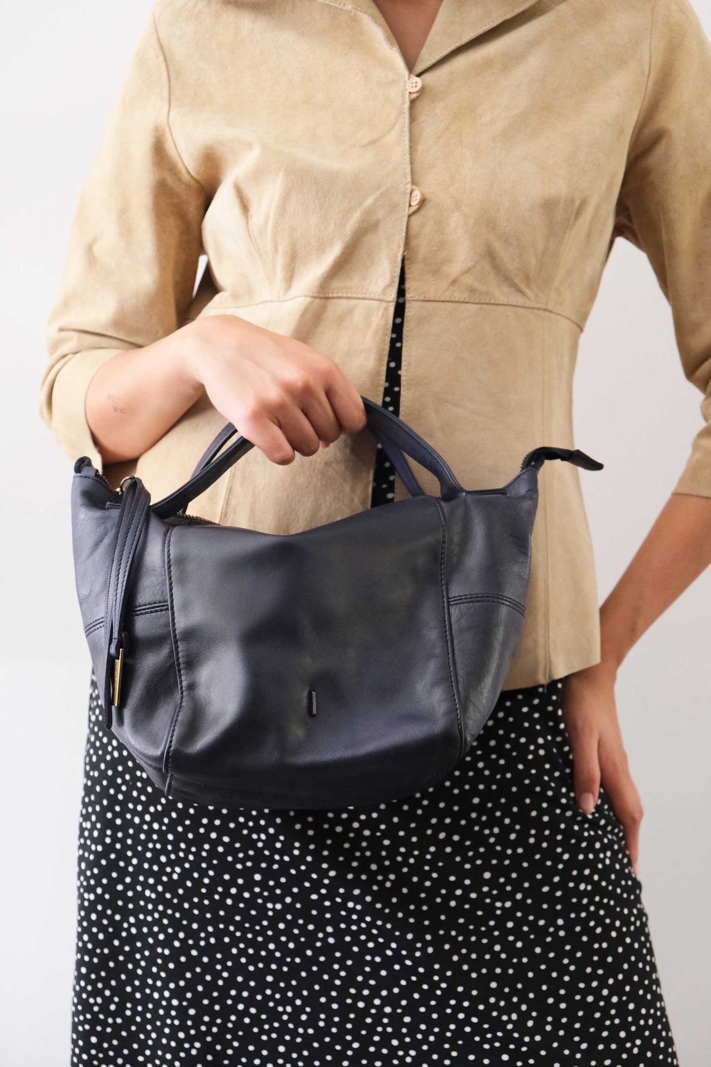 PRE ORDER discount 15%-Marty bag in cobalt turner calf soft leather - use code PREORDER15 - ESTIMATED DELIVERY SEPTEMBER 15- Made in Italy -