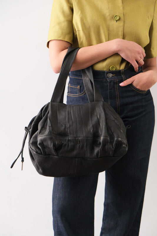PREORDINE sconto 15% -Betty borsa in nappa lomè nero - usa il codice PREORDER15 - LA CONSEGNA E' STIMATA 30 GIORNI DALL'ORDINE- Made in Italy -