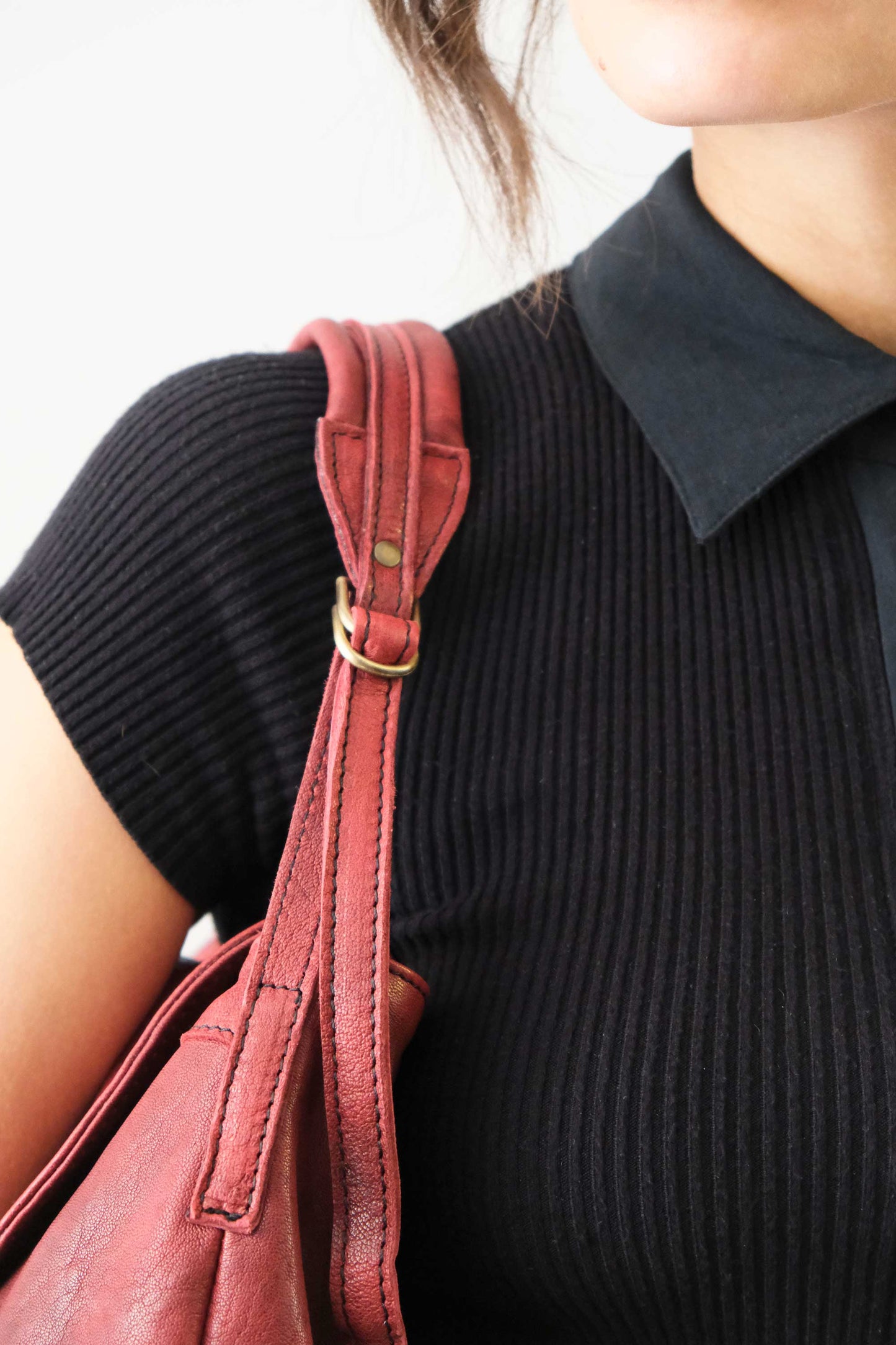 PRE ORDER discount 15%-Do saddle bag in habanero soft nappa washed - use code PREORDER15 - ESTIMATED DELIVERY SEPTEMBER 15- Made in Italy -