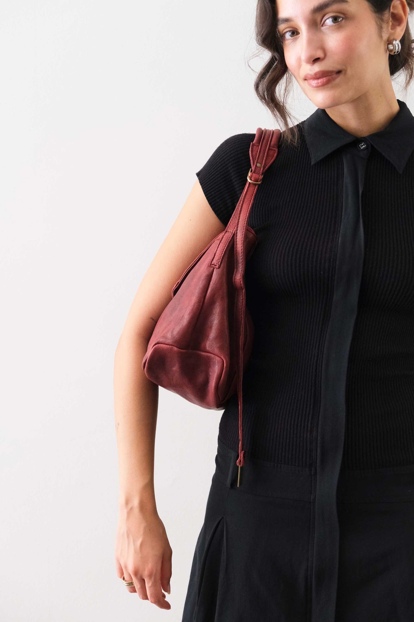 PRE ORDER discount 15%-Do saddle bag in habanero soft nappa washed - use code PREORDER15 - ESTIMATED DELIVERY SEPTEMBER 15- Made in Italy -