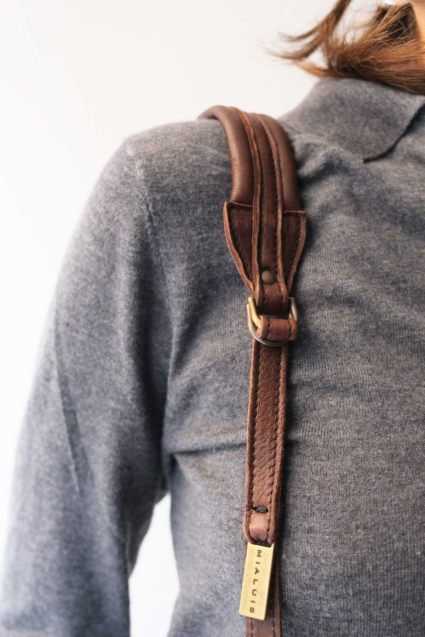 PRE ORDER discount 15%-Do saddle bag in brown perforated leather - use code PREORDER15 - ESTIMATED DELIVERY SEPTEMBER 15- Made in Italy -