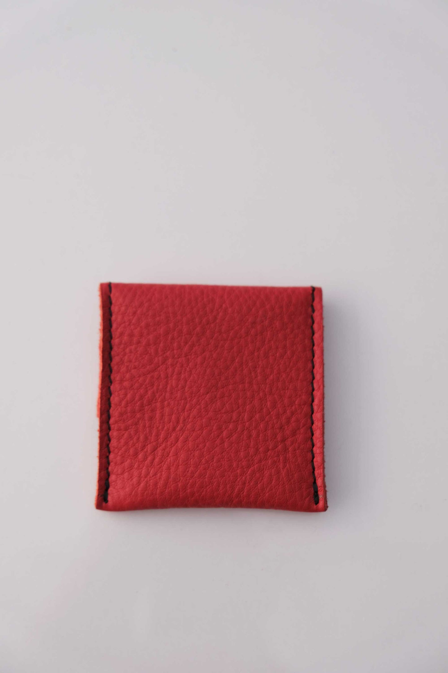 Dream Seed red calf leather coin pouch - Made in Italy -