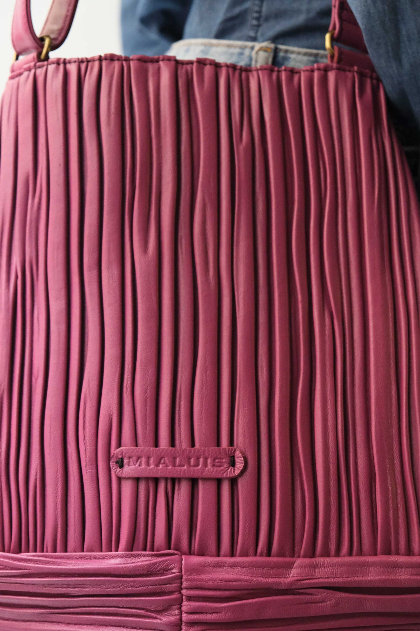 PREORDINE sconto 15% - Gabri borsa tote in nappa plissettata color barolo - usa il codice PREORDER15 - LA CONSEGNA E' STIMATA PER LA FINE DI SETTEMBRE- Made in Italy -