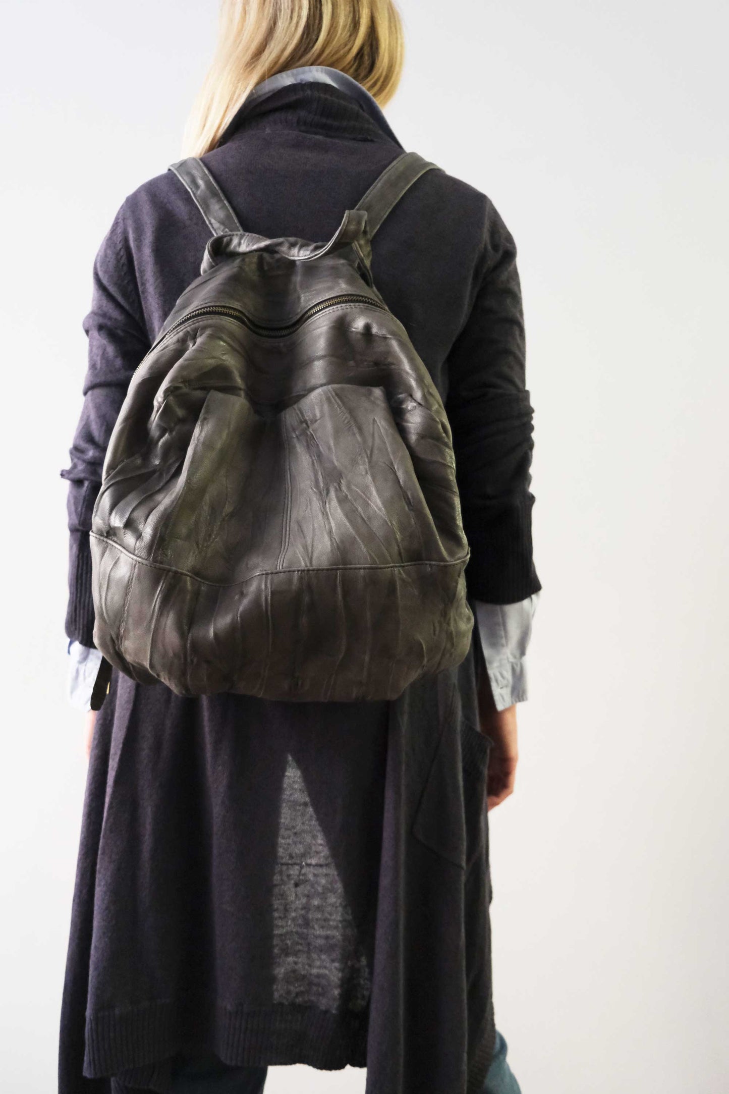 Nerina backpack in lome leather
