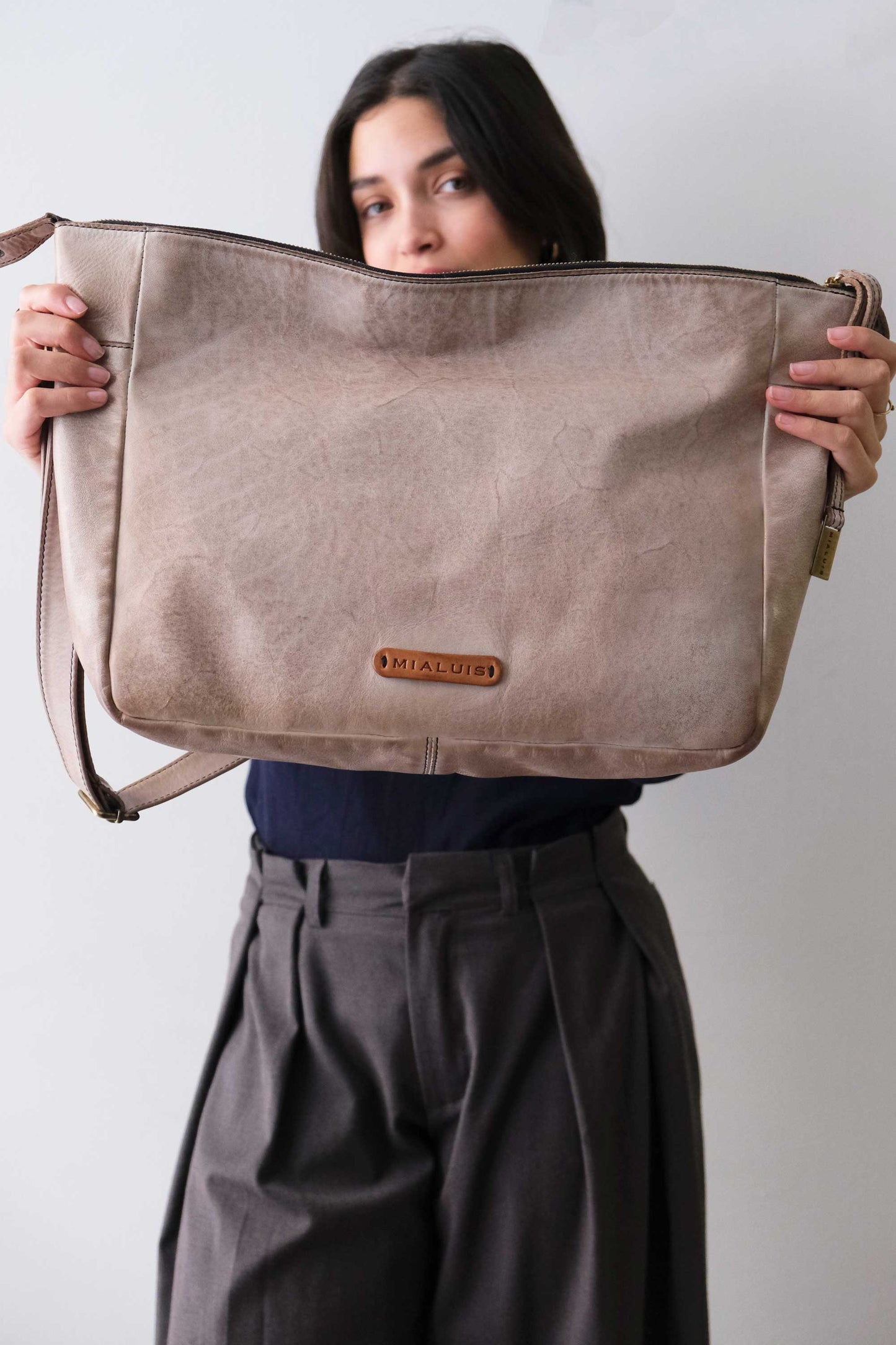 Chicca hobo bag in pelle corda turner - Made in Italy -