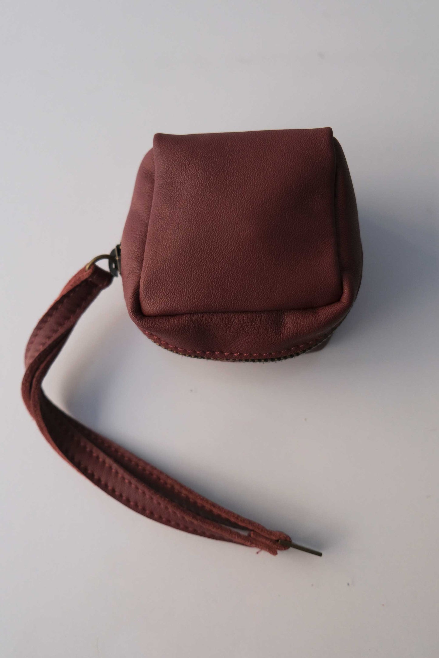 Dream box mini pochette in marboro soft leather