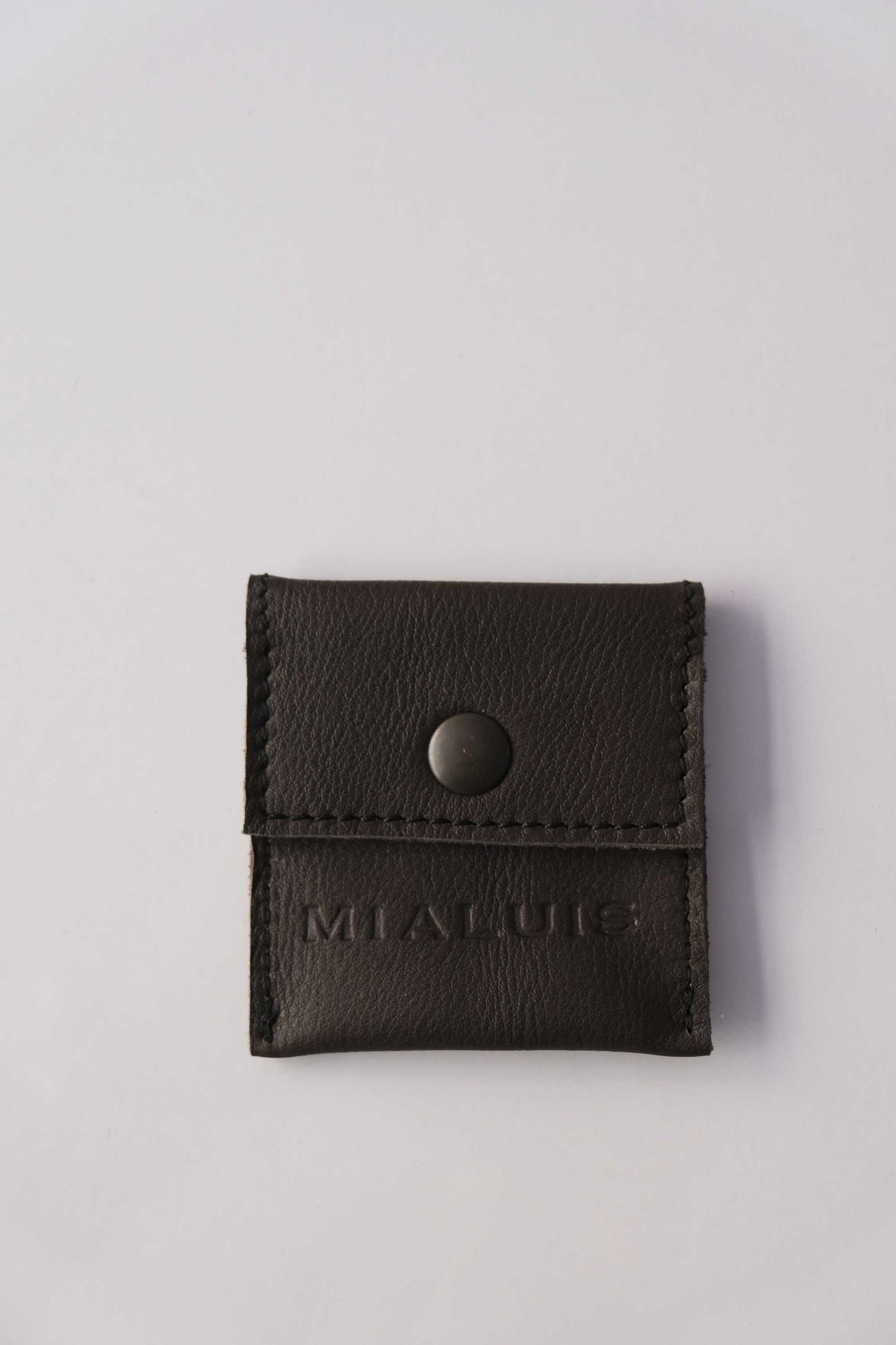 Dream Seed brown calf leather coin pouch - Made in Italy -