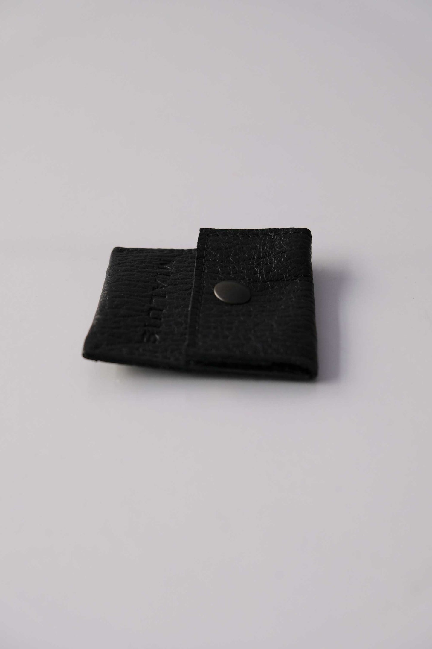 Dream Seed black calf leather coin pouch - Made in Italy -