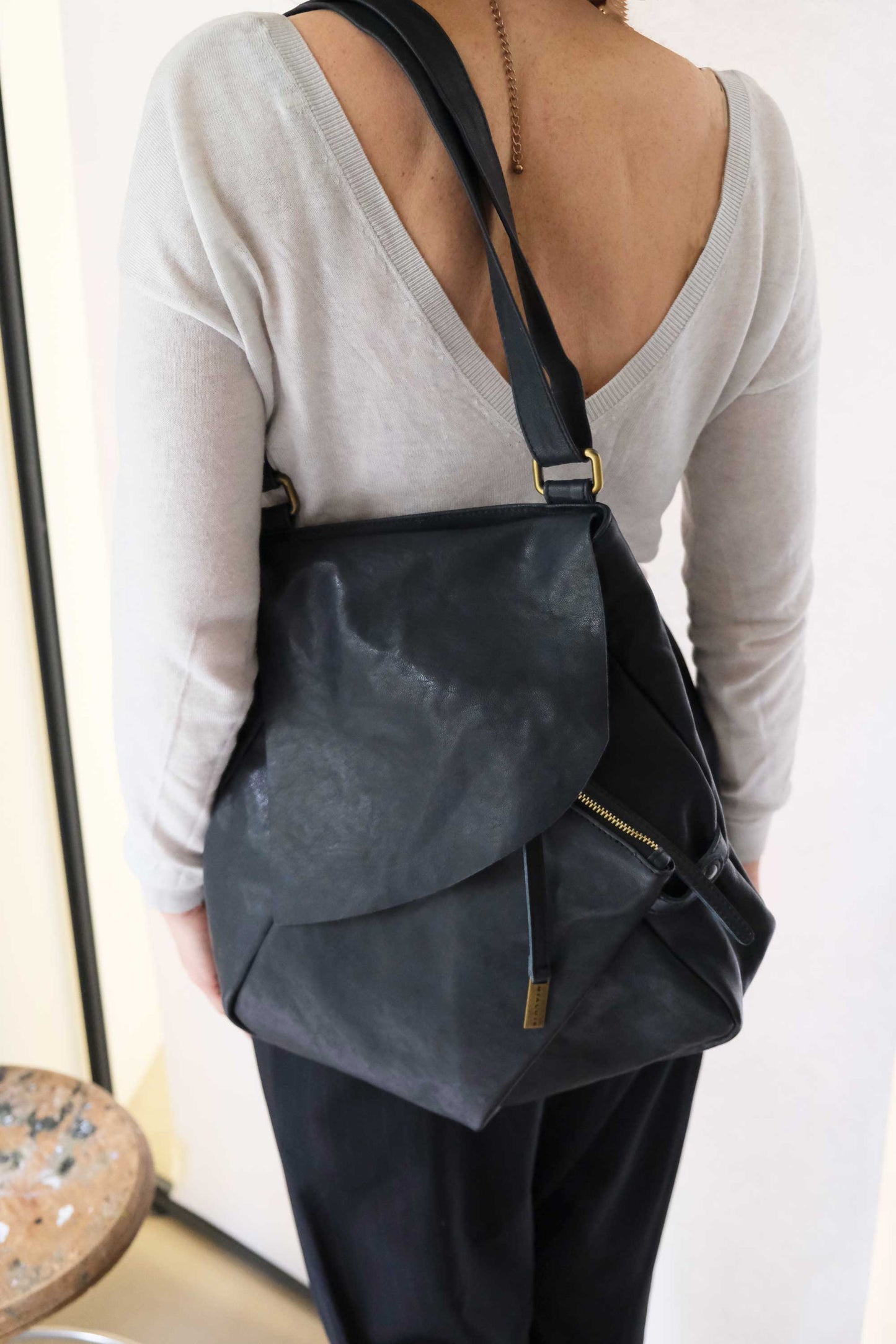 Gabri tote bag in soft nappa