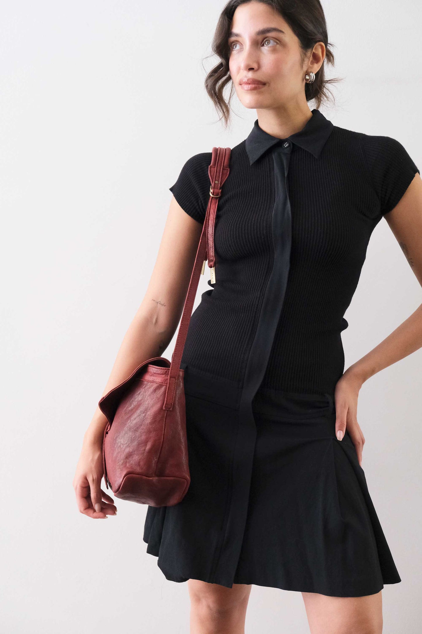 PRE ORDER discount 15%-Do saddle bag in habanero soft nappa washed - use code PREORDER15 - ESTIMATED DELIVERY SEPTEMBER 15- Made in Italy -