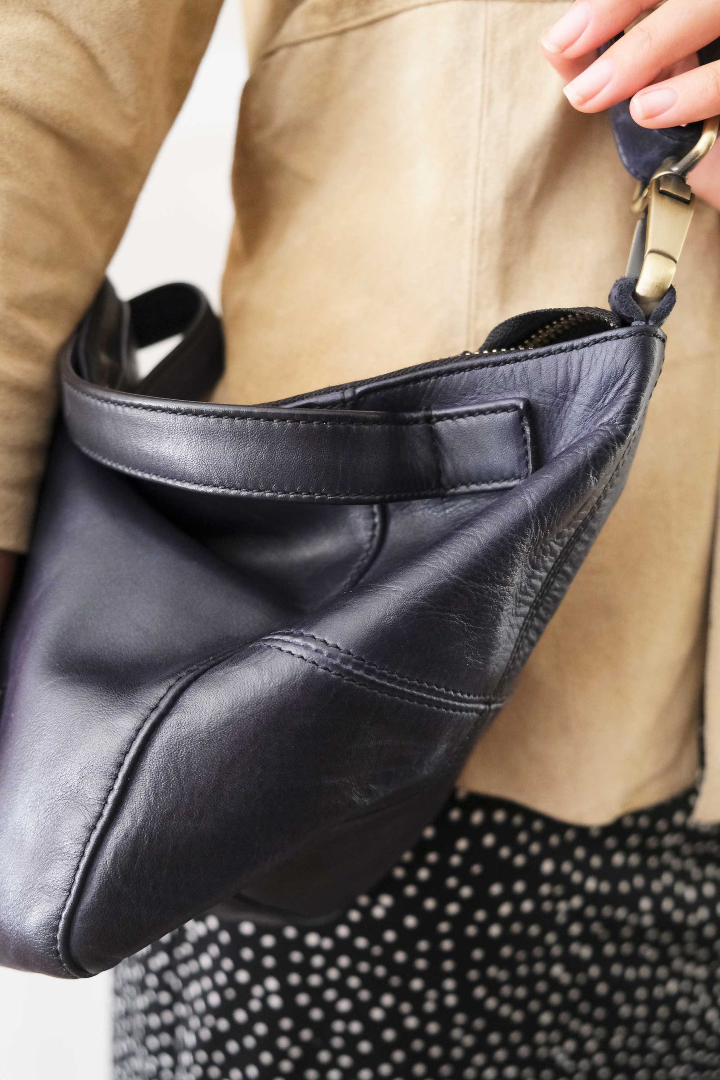 PRE ORDER discount 15%-Marty bag in cobalt turner calf soft leather - use code PREORDER15 - ESTIMATED DELIVERY SEPTEMBER 15- Made in Italy -