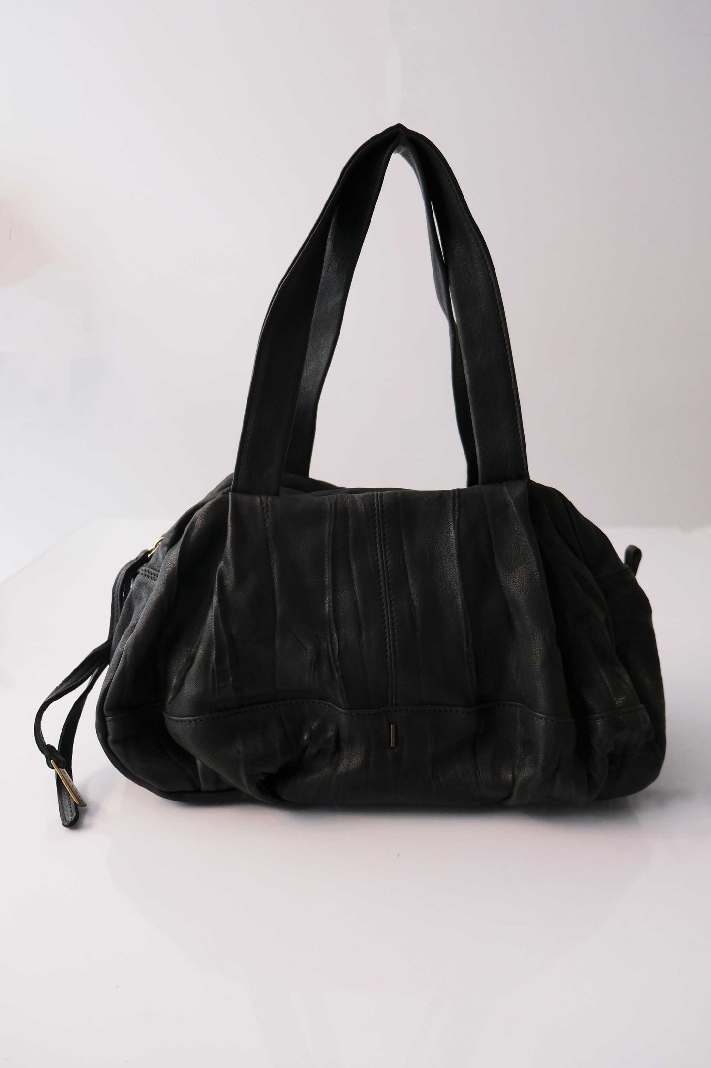 PRE ORDER discount 15%-Betty tote in black soft nappa lome  - use code PREORDER15 - DELIVERY IS ESTIMATED WITHIN APPROXIMATELY 30 DAYS FROM THE ORDER DATE- Made in Italy -