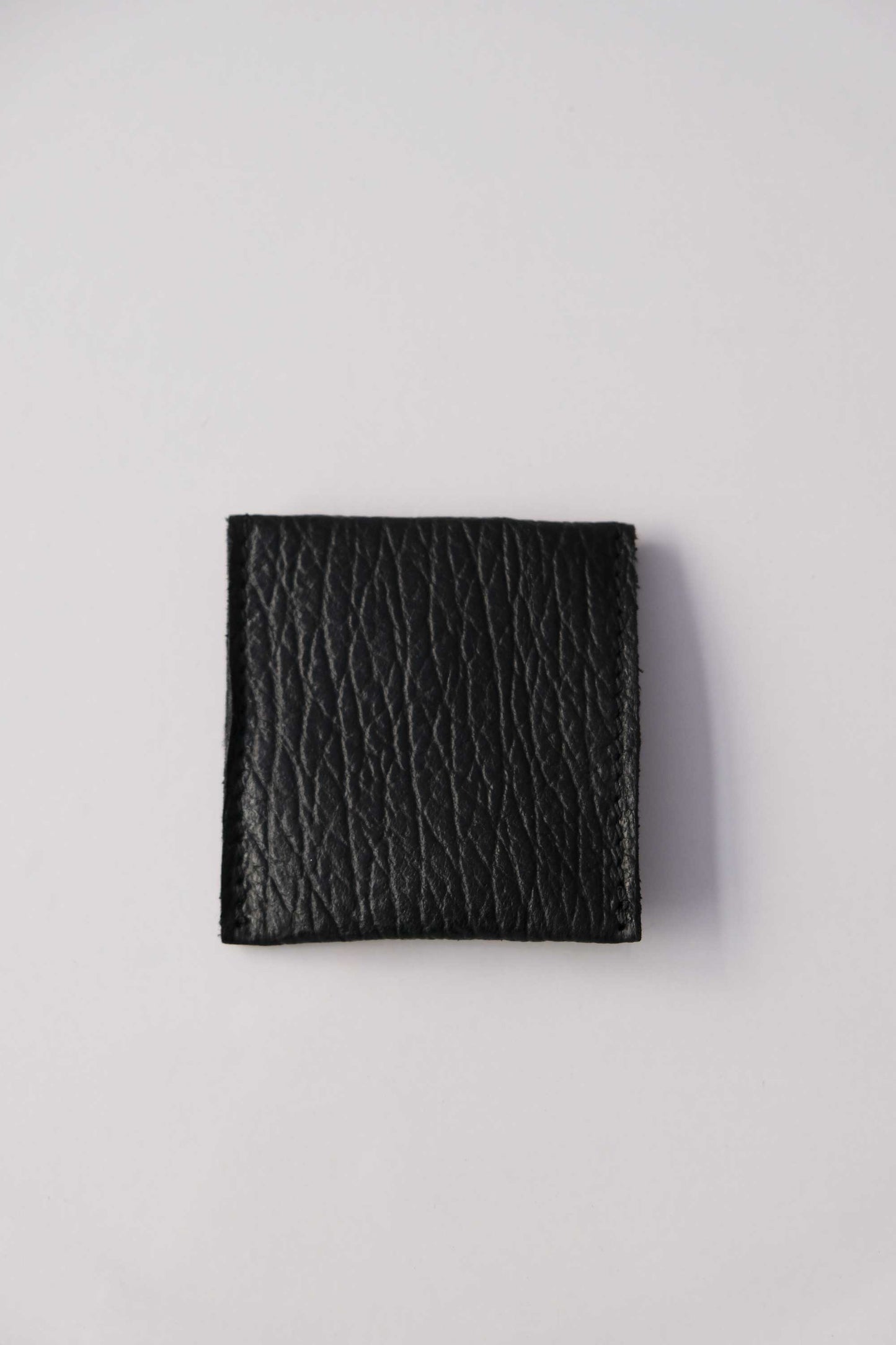 Dream Seed black calf leather coin pouch - Made in Italy -