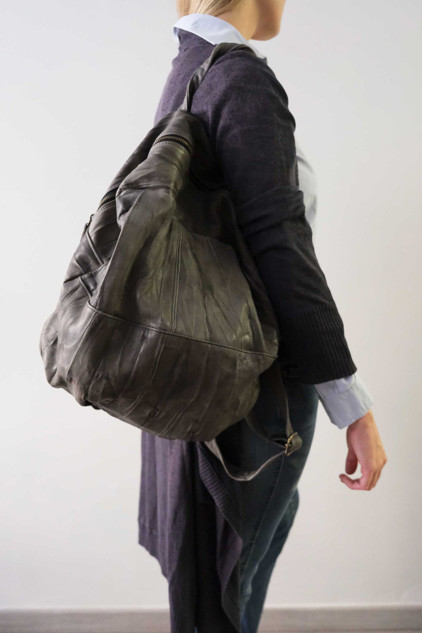 Nerina backpack in lome leather