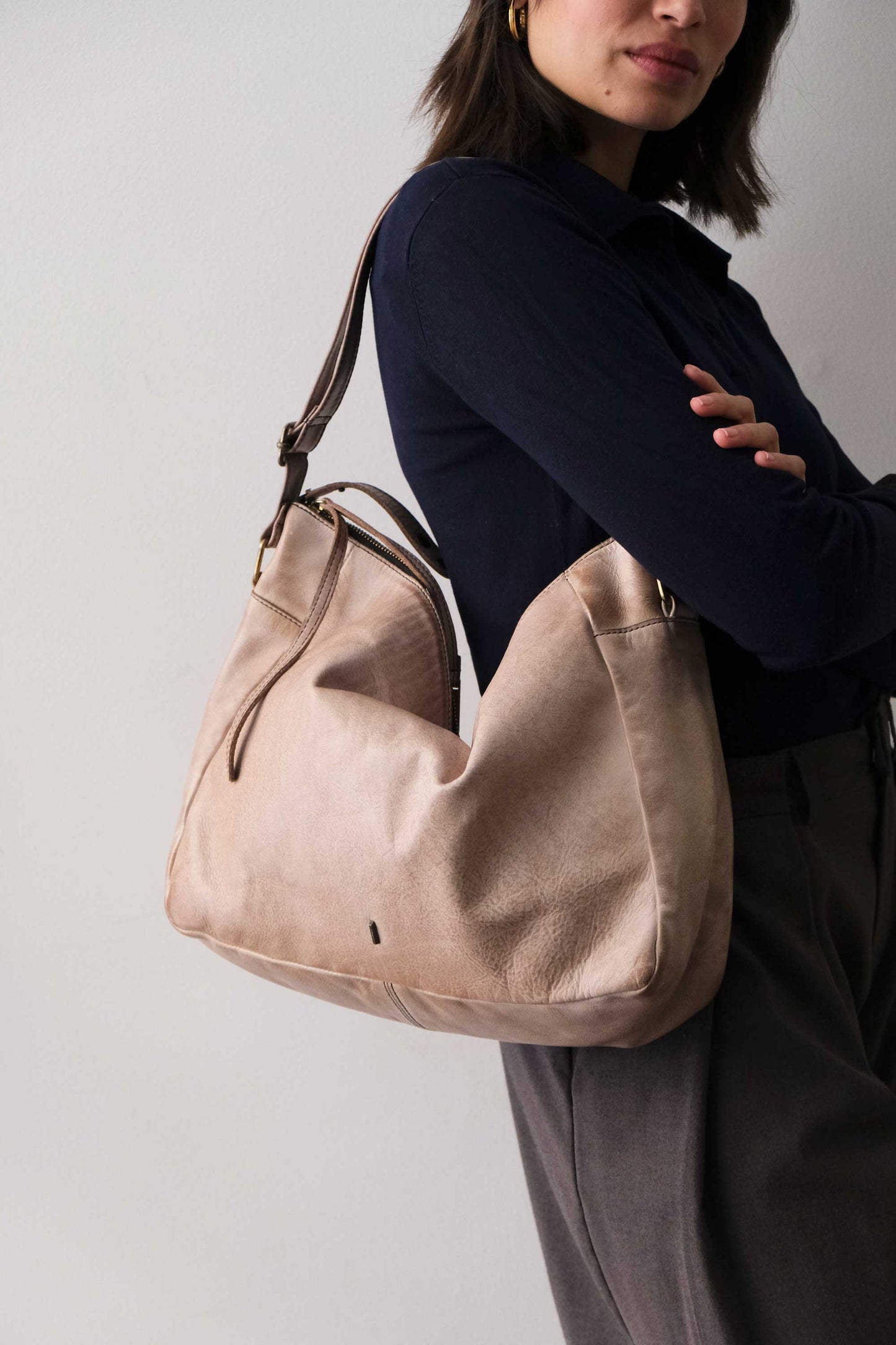 Chicca hobo bag in pelle corda turner - Made in Italy -