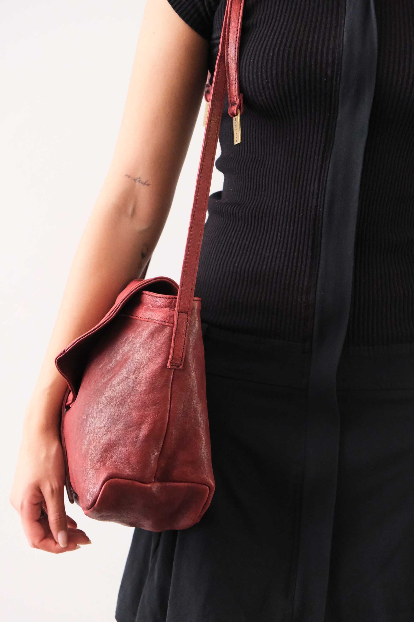 PRE ORDER discount 15%-Do saddle bag in habanero soft nappa washed - use code PREORDER15 - ESTIMATED DELIVERY SEPTEMBER 15- Made in Italy -