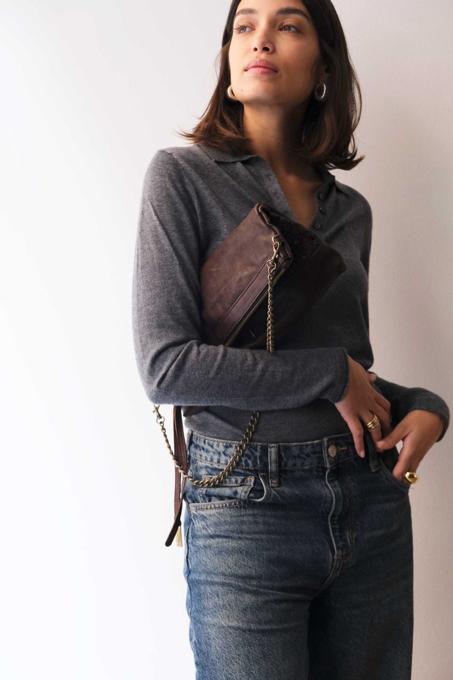 PRE ORDER discount 15%-Zoe in brown perforated nappa leather - use code PREORDER15 - ESTIMATED DELIVERY SEPTEMBER 15- Made in Italy -