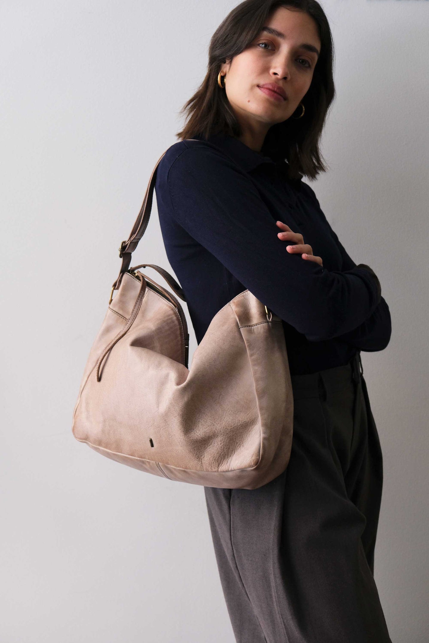 Chicca hobo bag in pelle corda turner - Made in Italy -