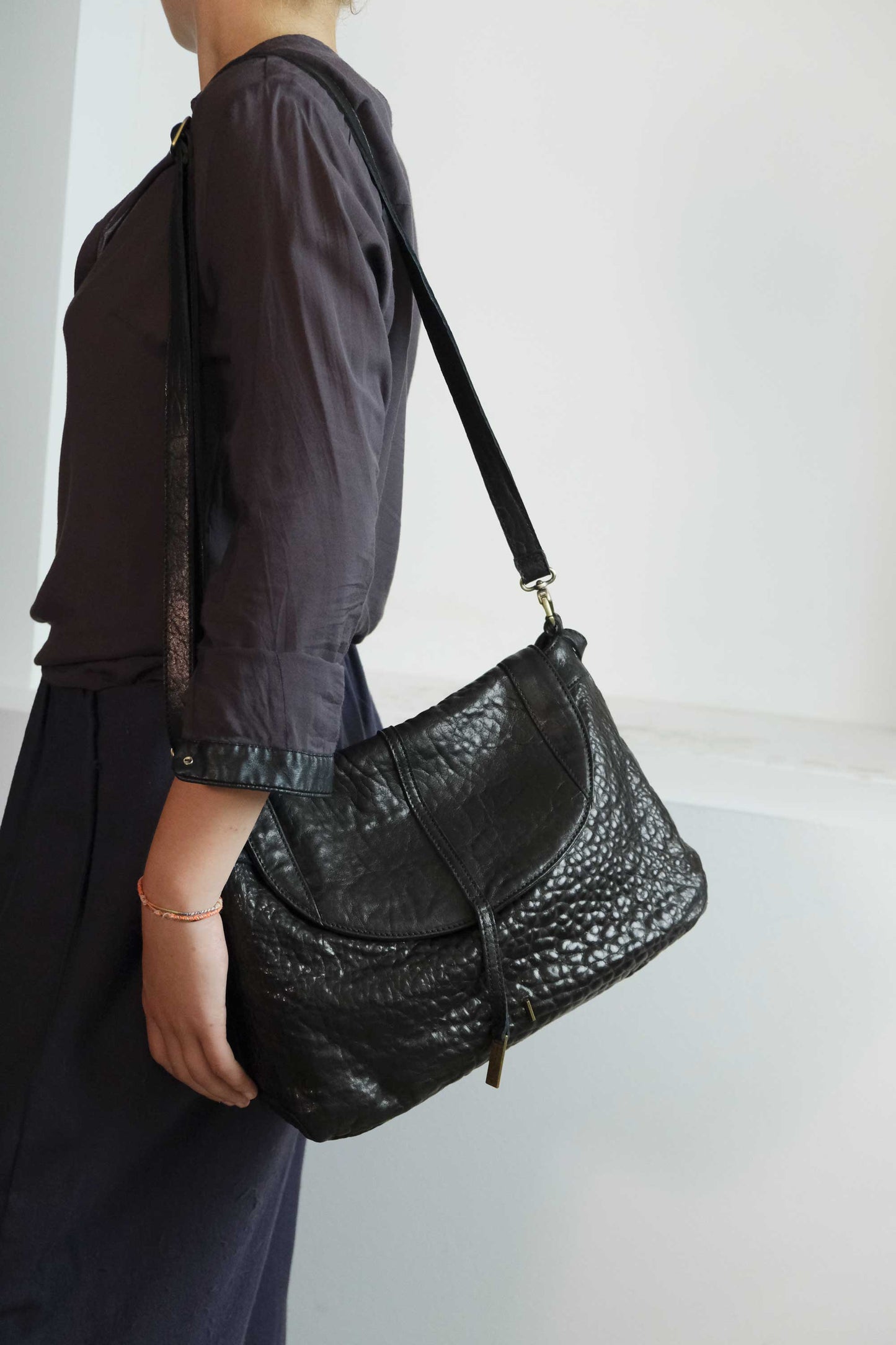 Do Torchon saddle bag in mutton vegetable leather