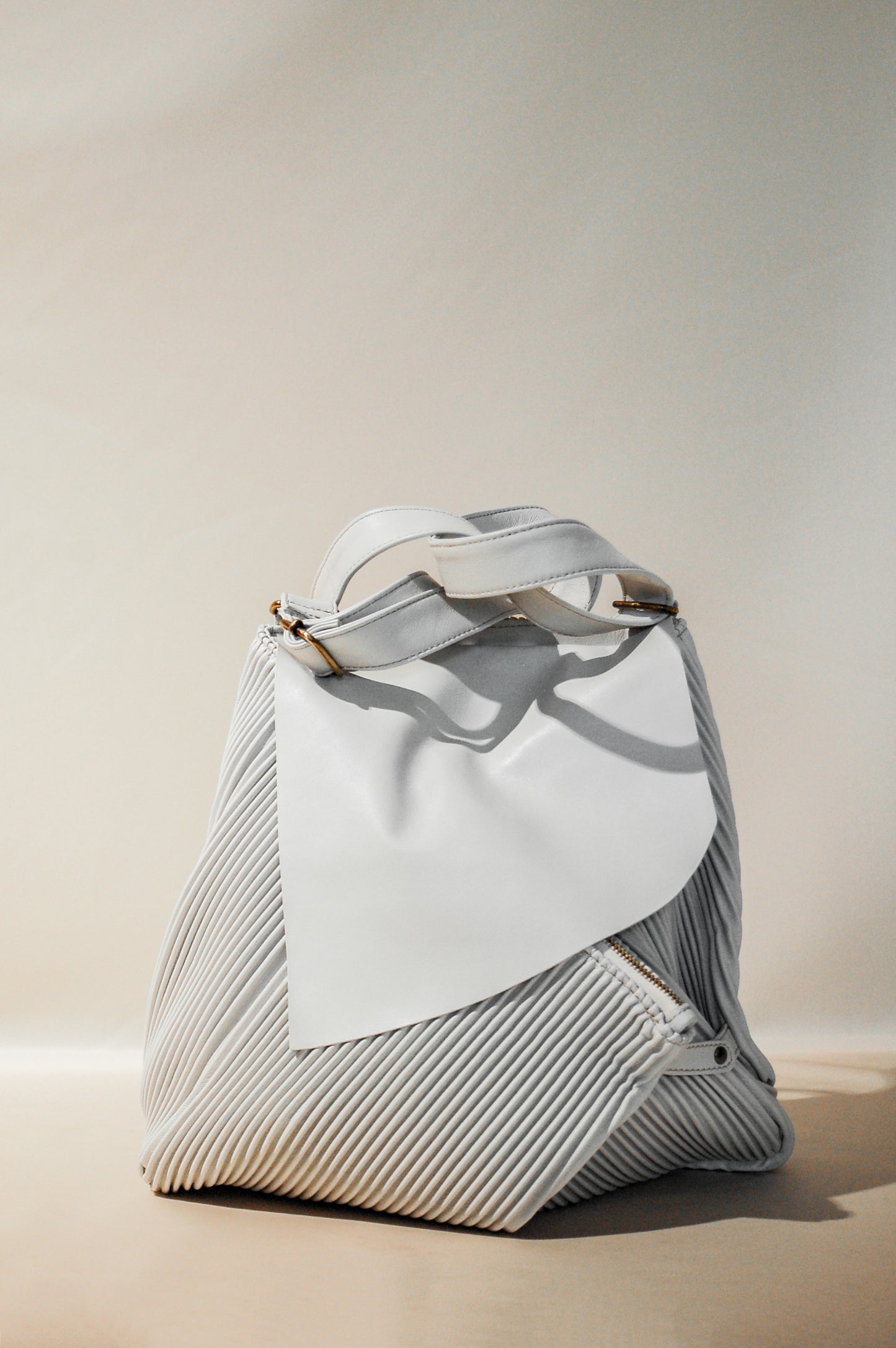 Gabri tote bag in pleated nappa
