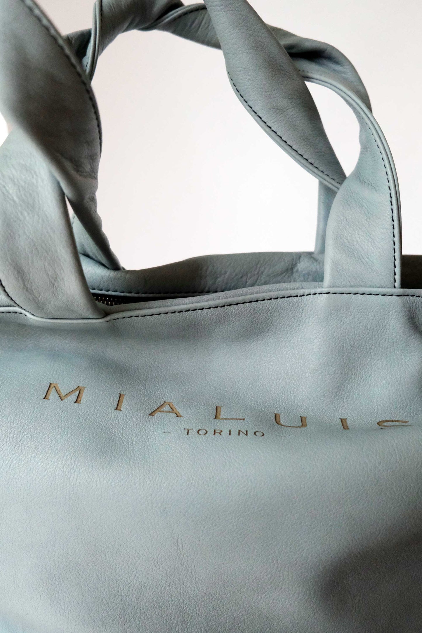 Fosca in sky washed calf leather