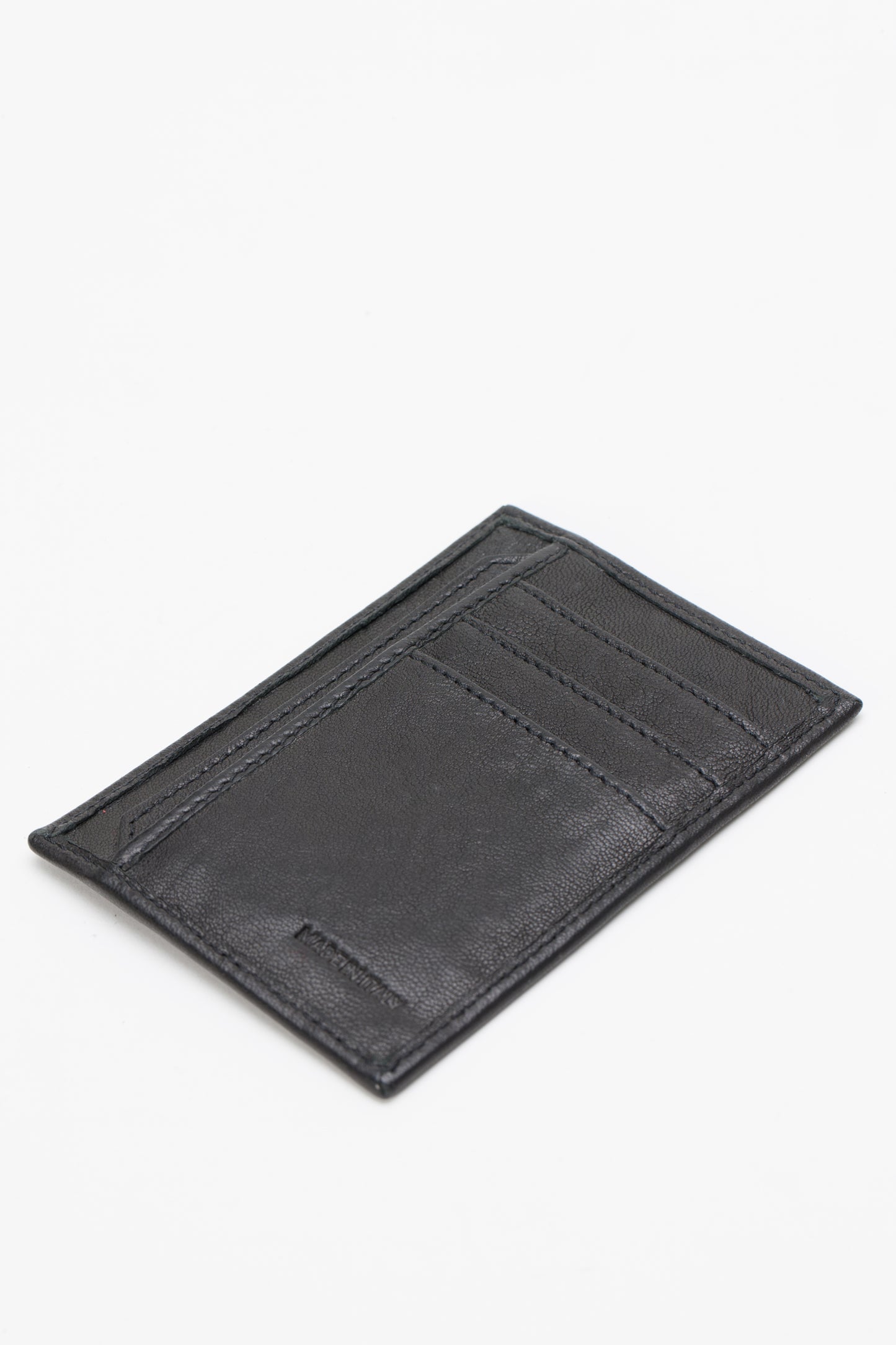 Porta carte in pelle nappa