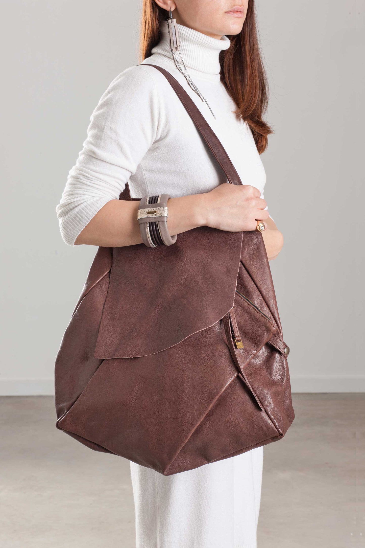 Ferdi tote bag in nappa leather