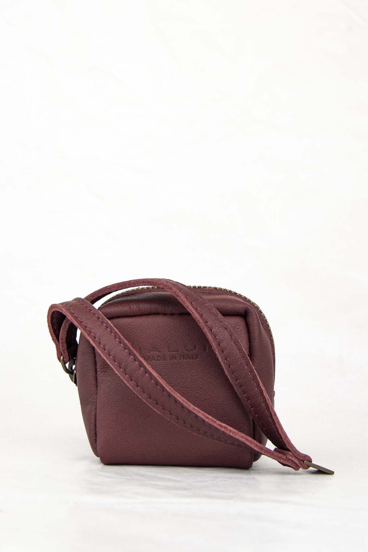 Dreamcatcher mini pochette in soft leather