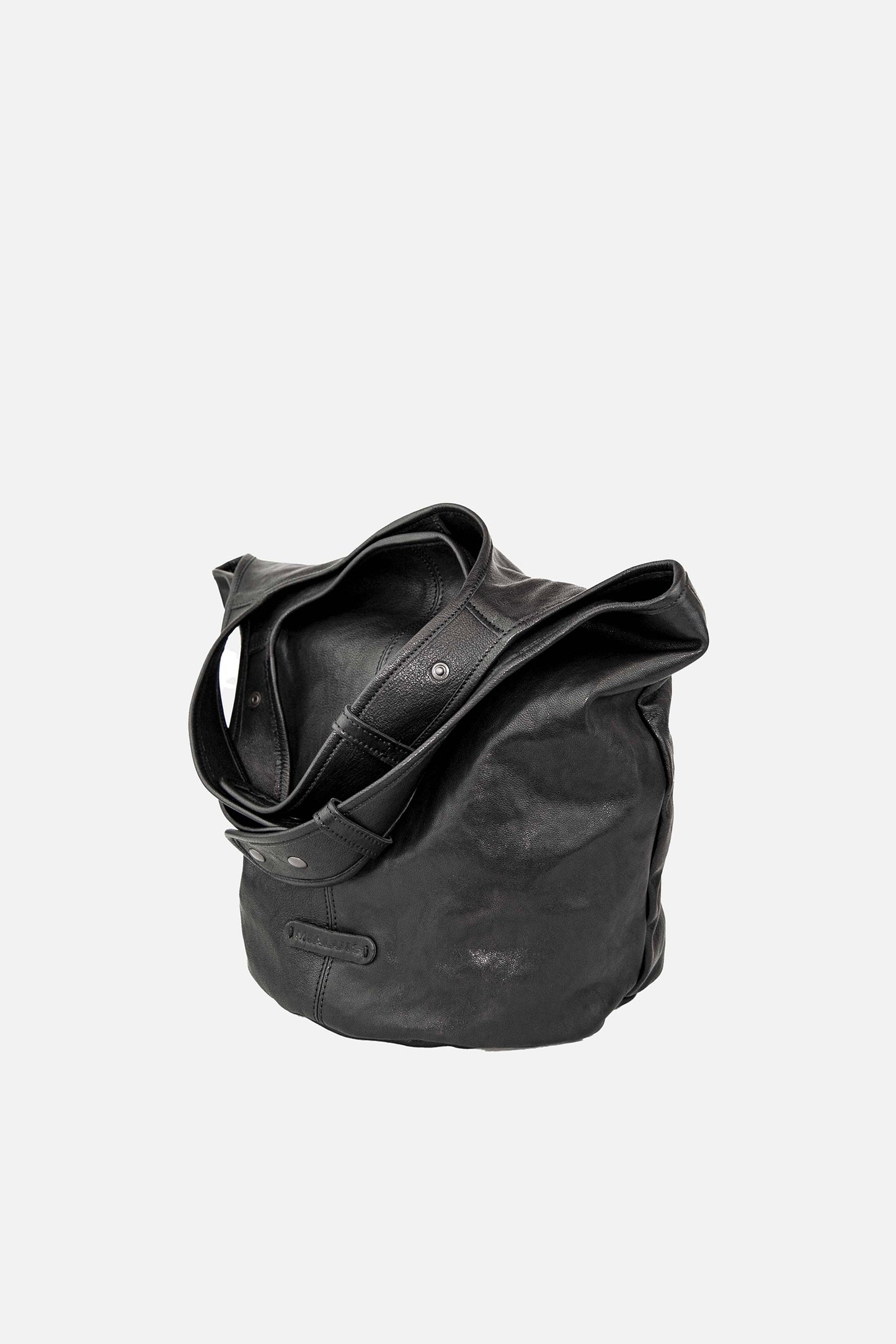 Lena tote bag in black nappa leather
