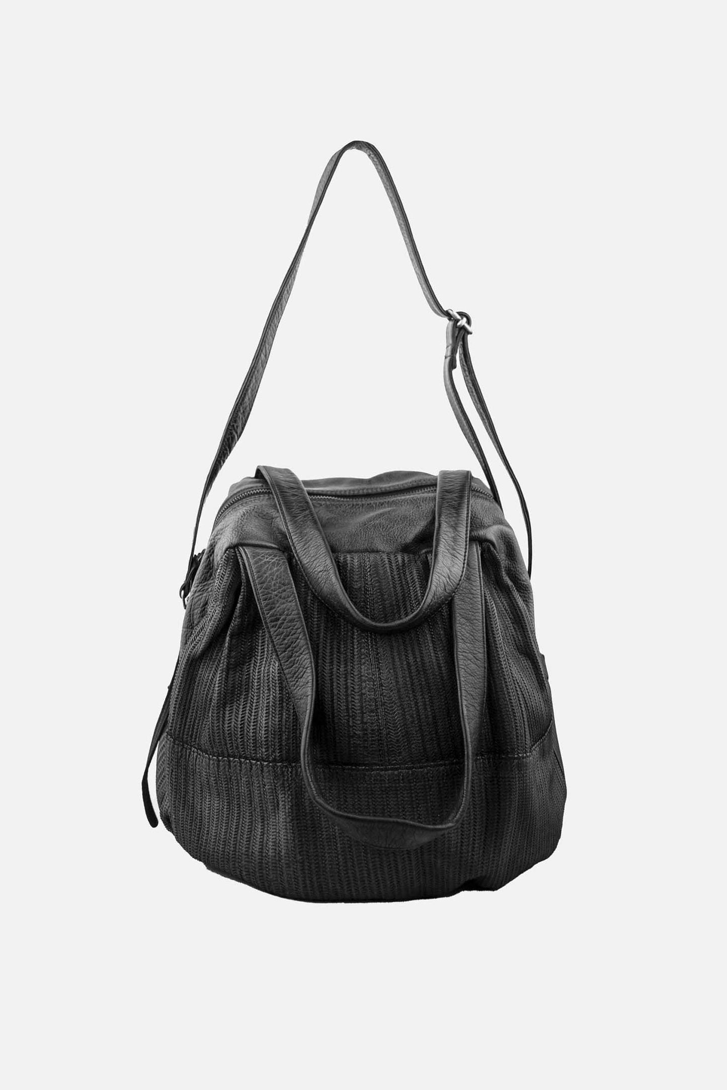 Riri tote bag in black Turner saetta leather