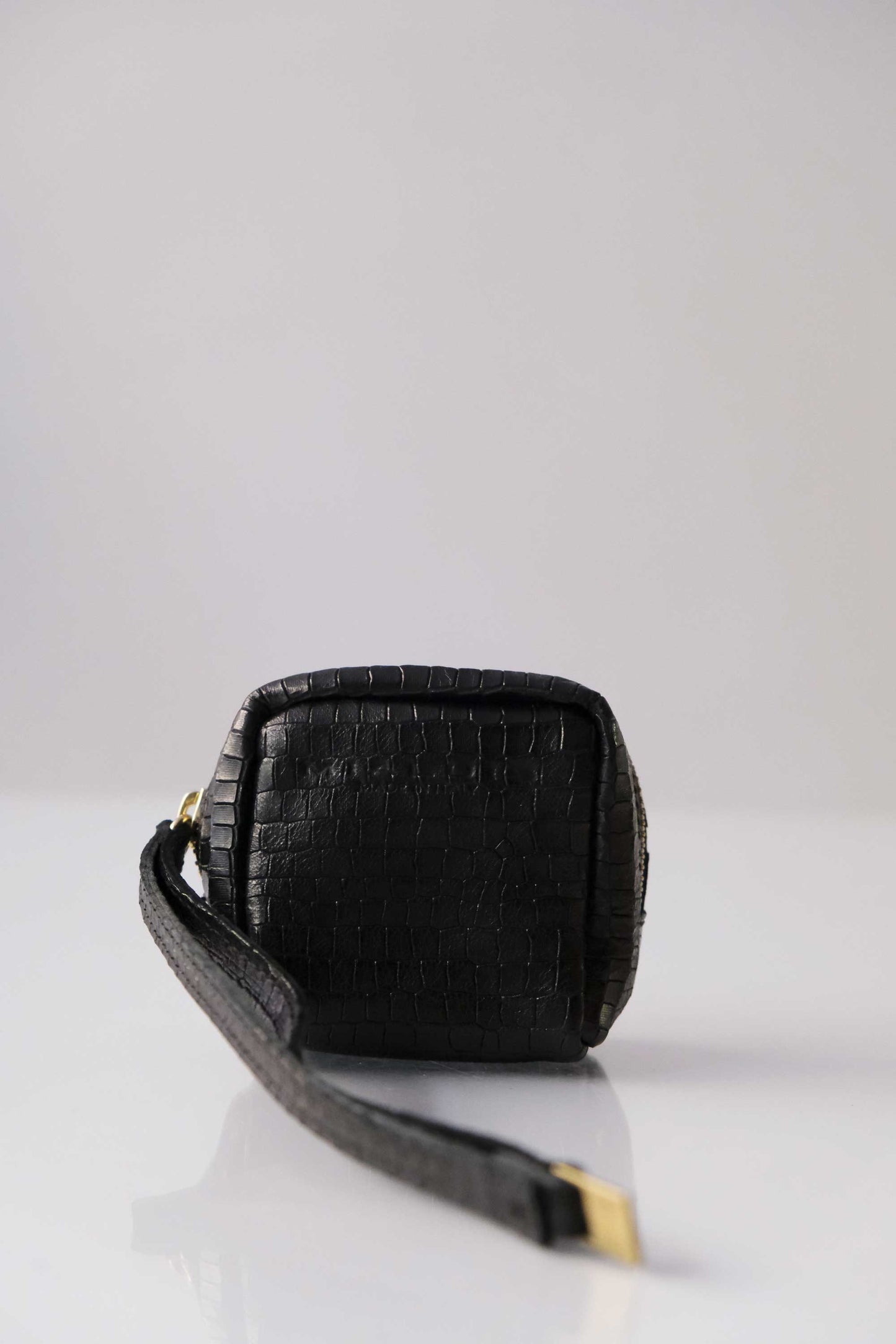 Dream box mini pochette stampata nero - Made in Italy -