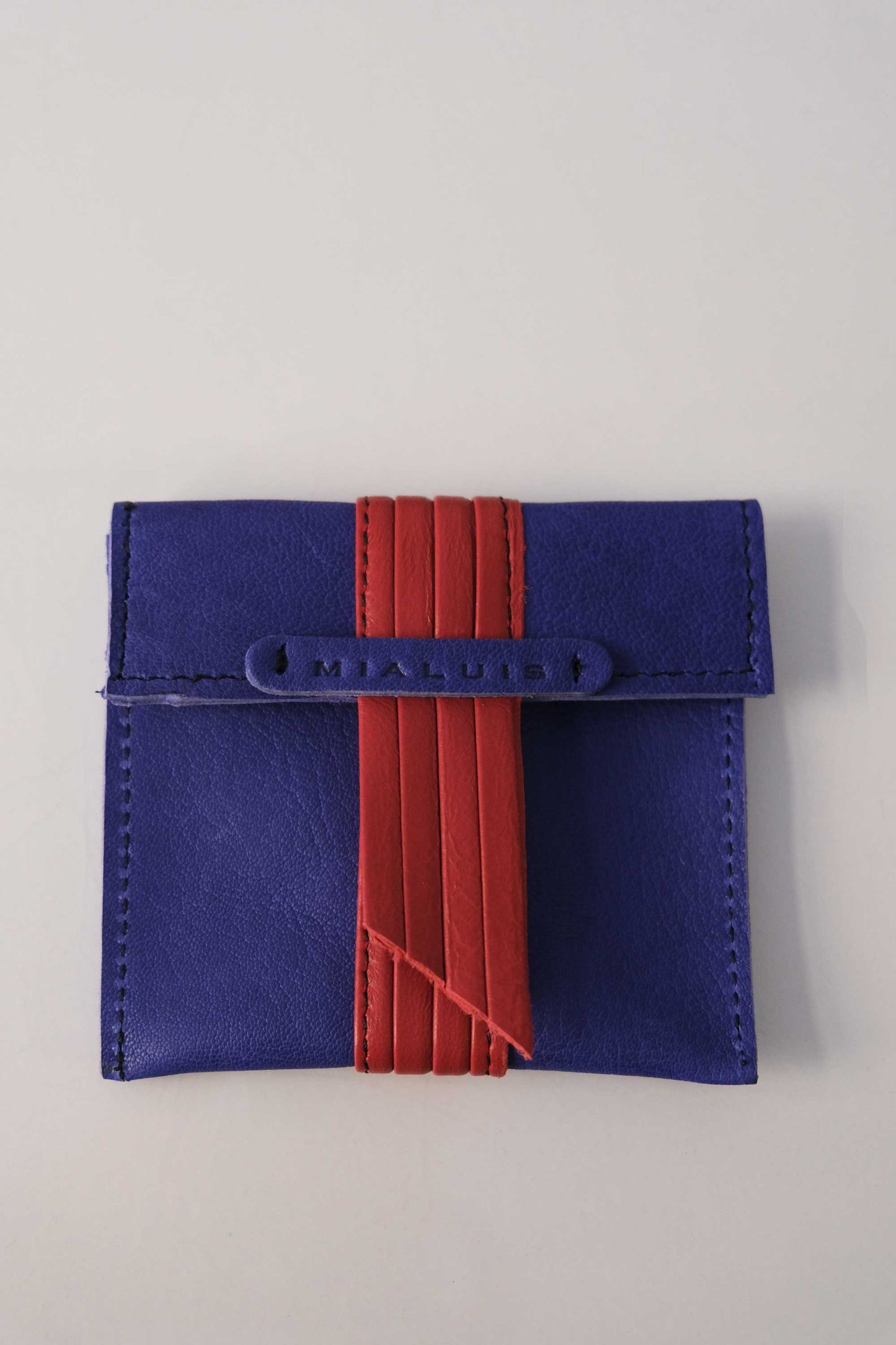 Sound dream mini pochette in china-red soft leather