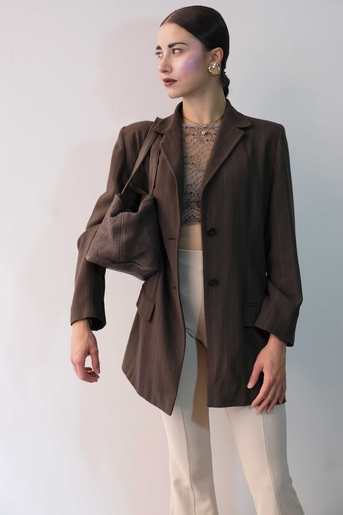 Maribè in tobacco washed nappa leather  - Made in Italy -